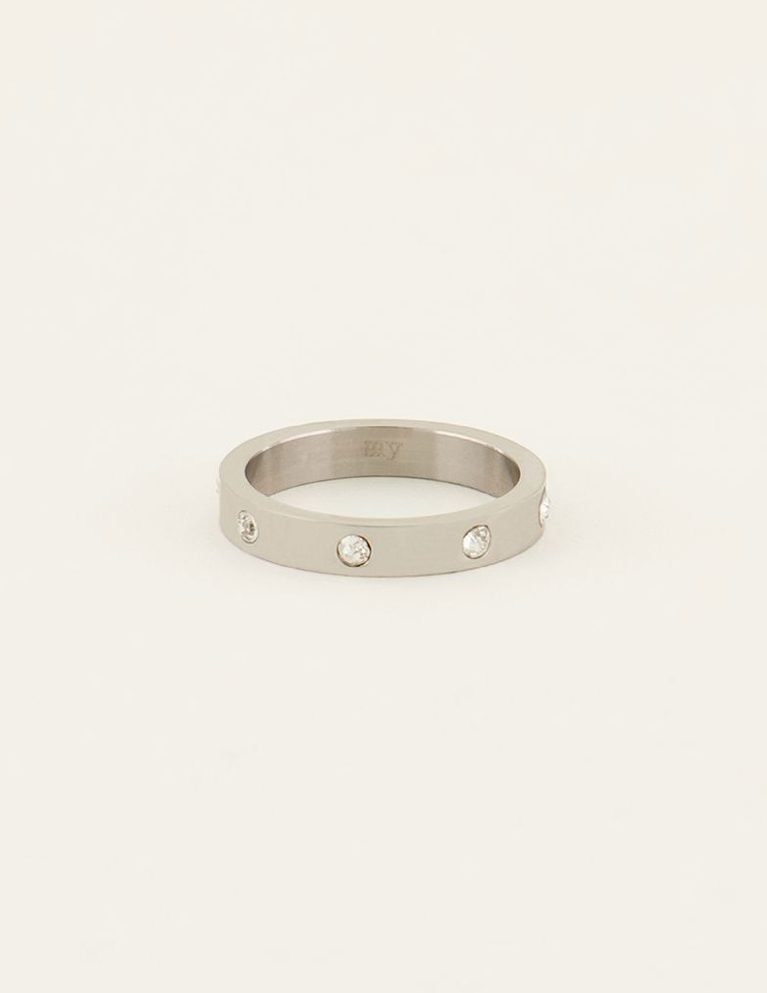 My Jewellery Ring met steentjes MJ07587 Zilver