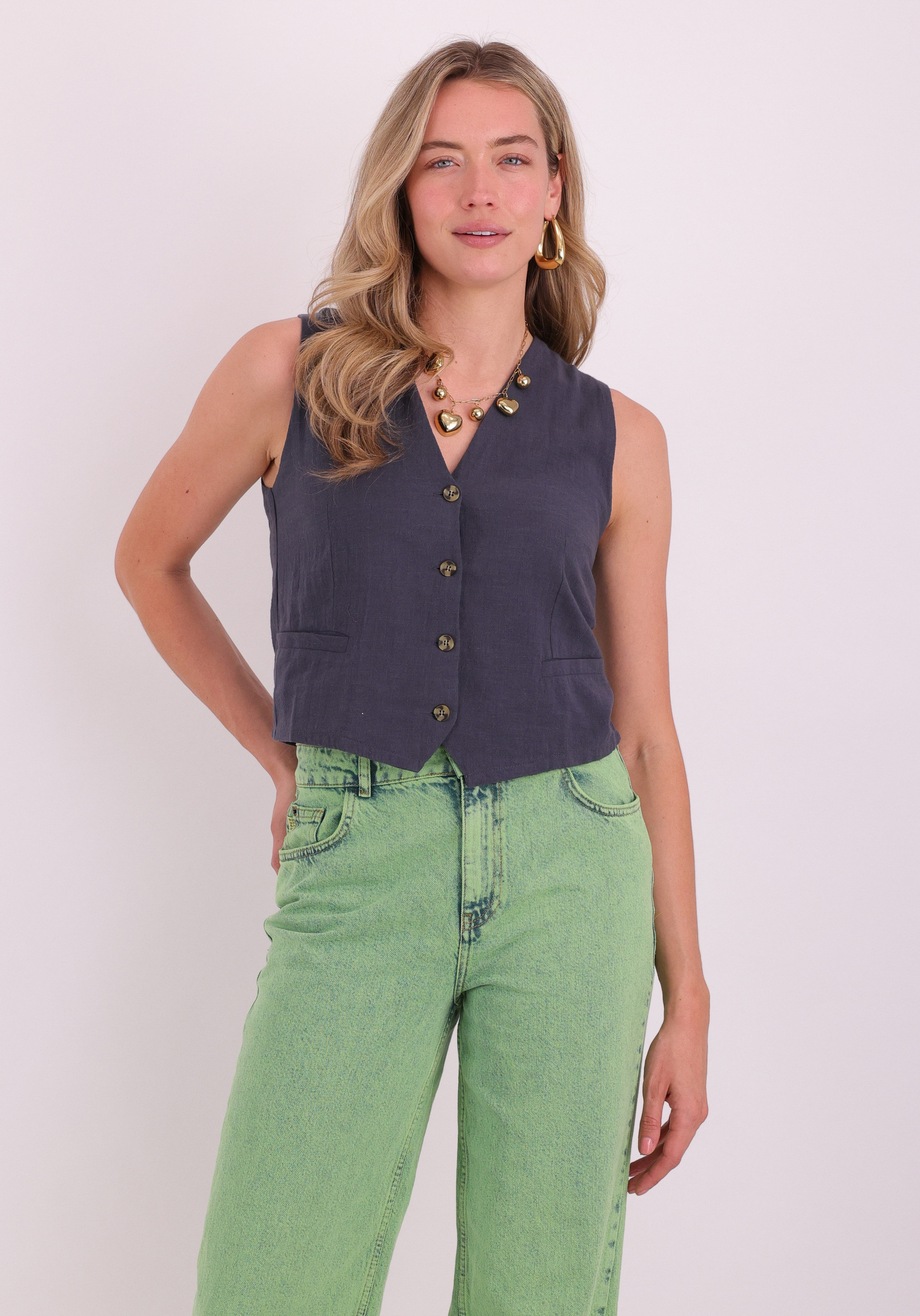 ONLY Gilet Tizana 15337097 Raf blauw