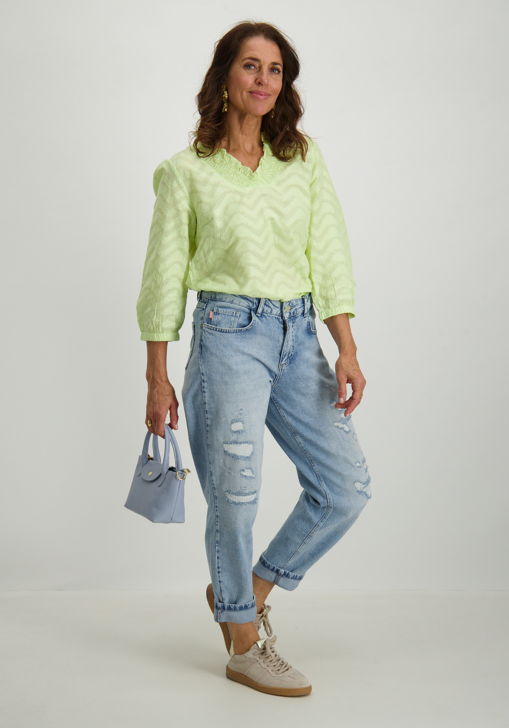 Para Mi Jeans Carice destroy SS252.212346-D153 Licht blauw