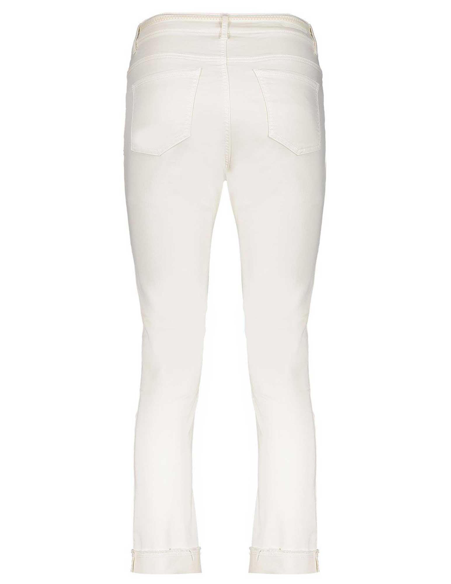 Geisha Broek met ceintuur 41012-10 Wolwit-ecru