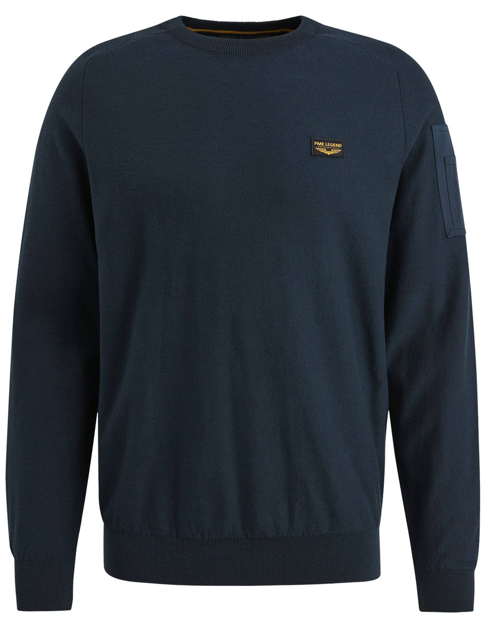 PME Legend Trui American classic buckley PKW0000331 Donker blauw