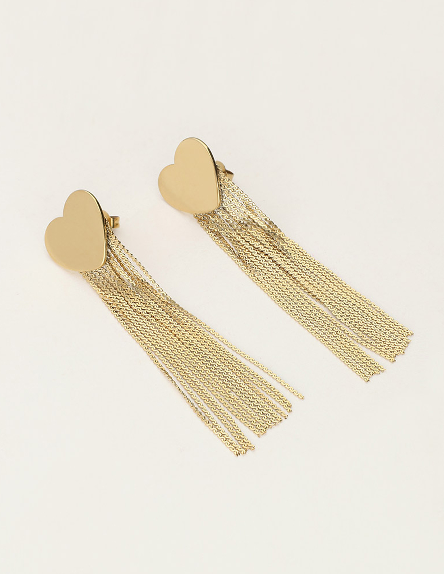 My Jewellery Starry oorhangers met hart MJ11932 Goud