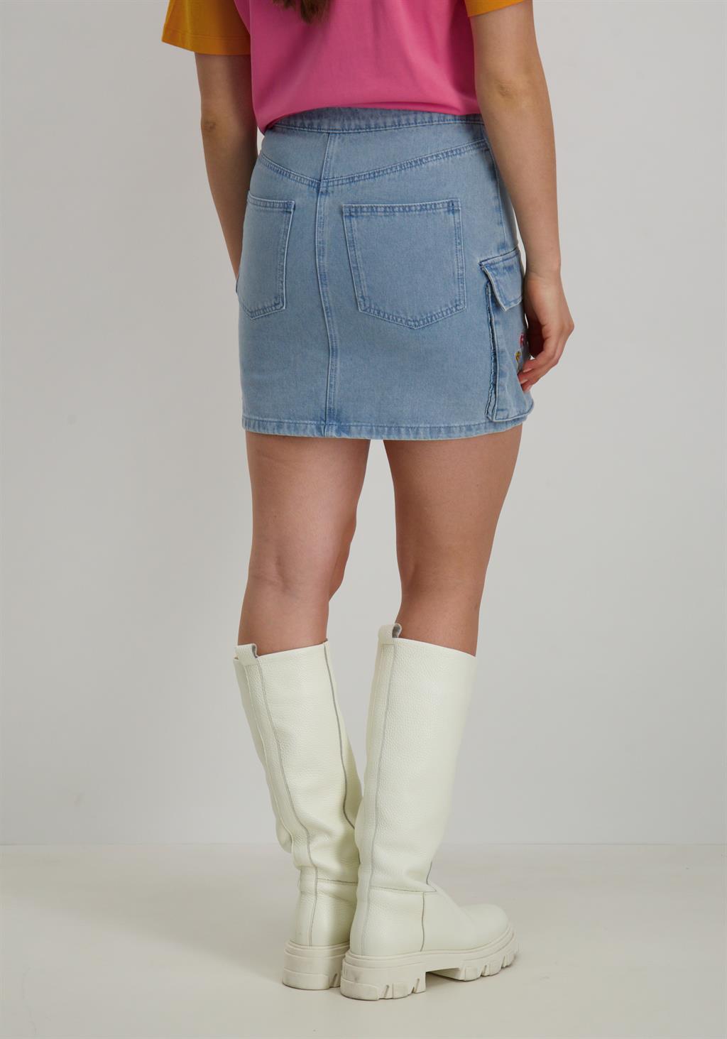 Refined Department Rok Jisel R2403271350 Licht blauw