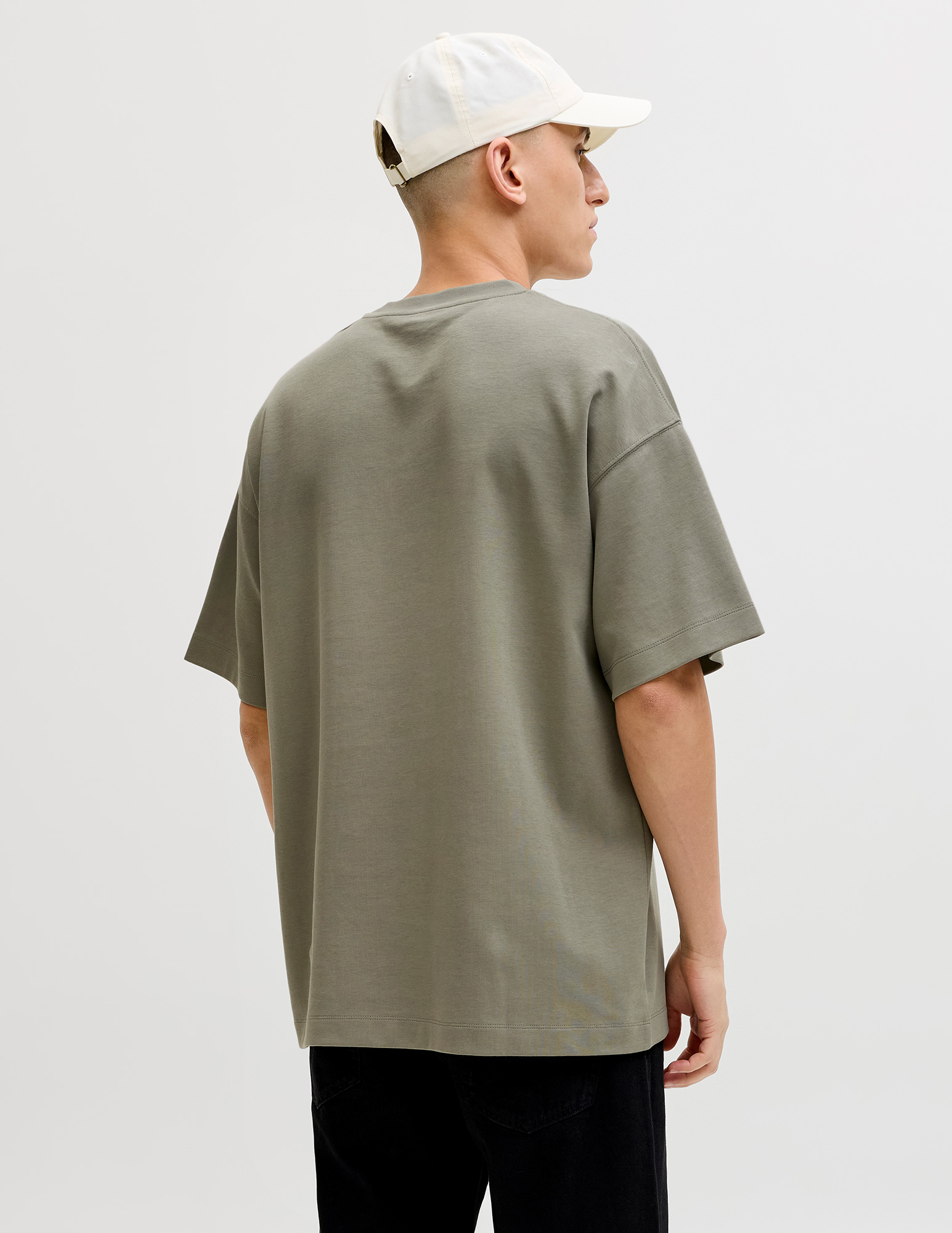 JACK & JONES T-shirt Barron 12298906 Midden groen