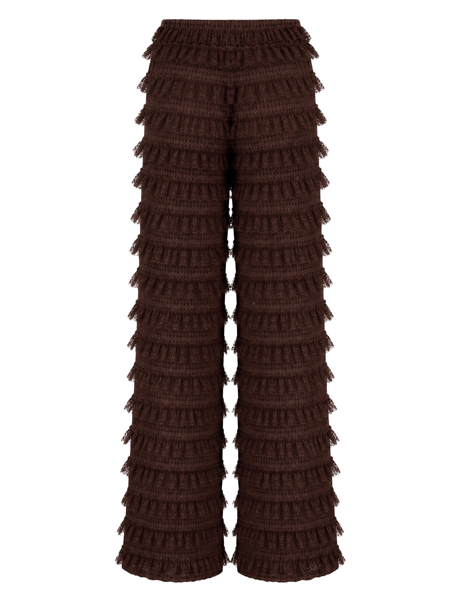 Harper & Yve Broek Lo AW6P107 Donker bruin