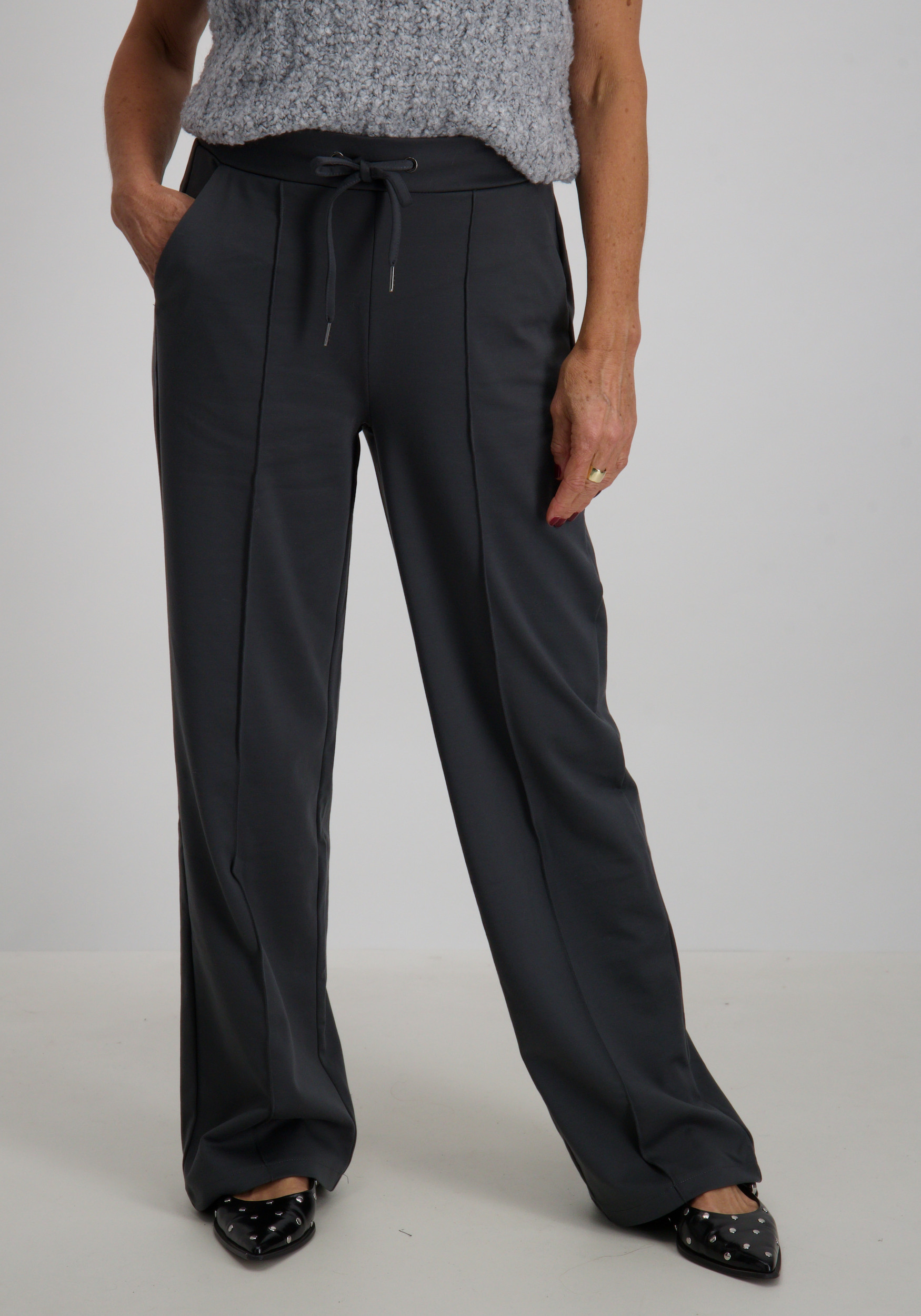 Kaffe Clothing Broek Jenny 10508621 Donker Grijs