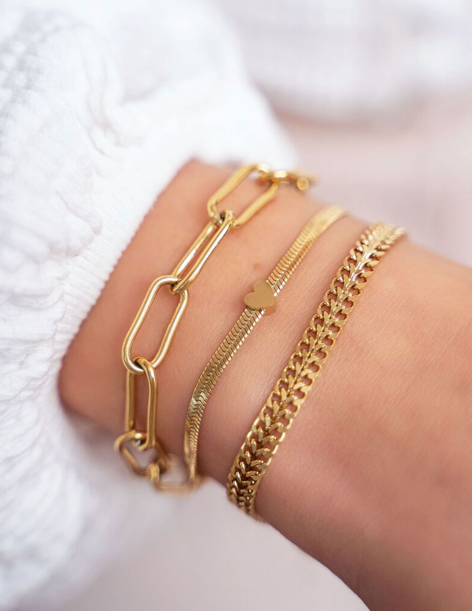 My Jewellery Armand klassieke schakels MJ07974 Goud