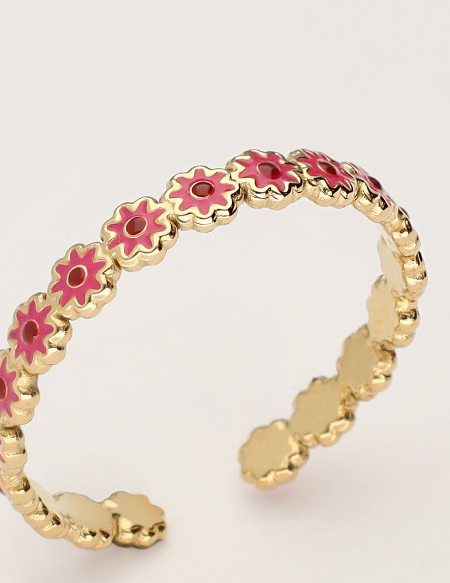 My Jewellery Ring met mini bloemen MJ11238 Goud