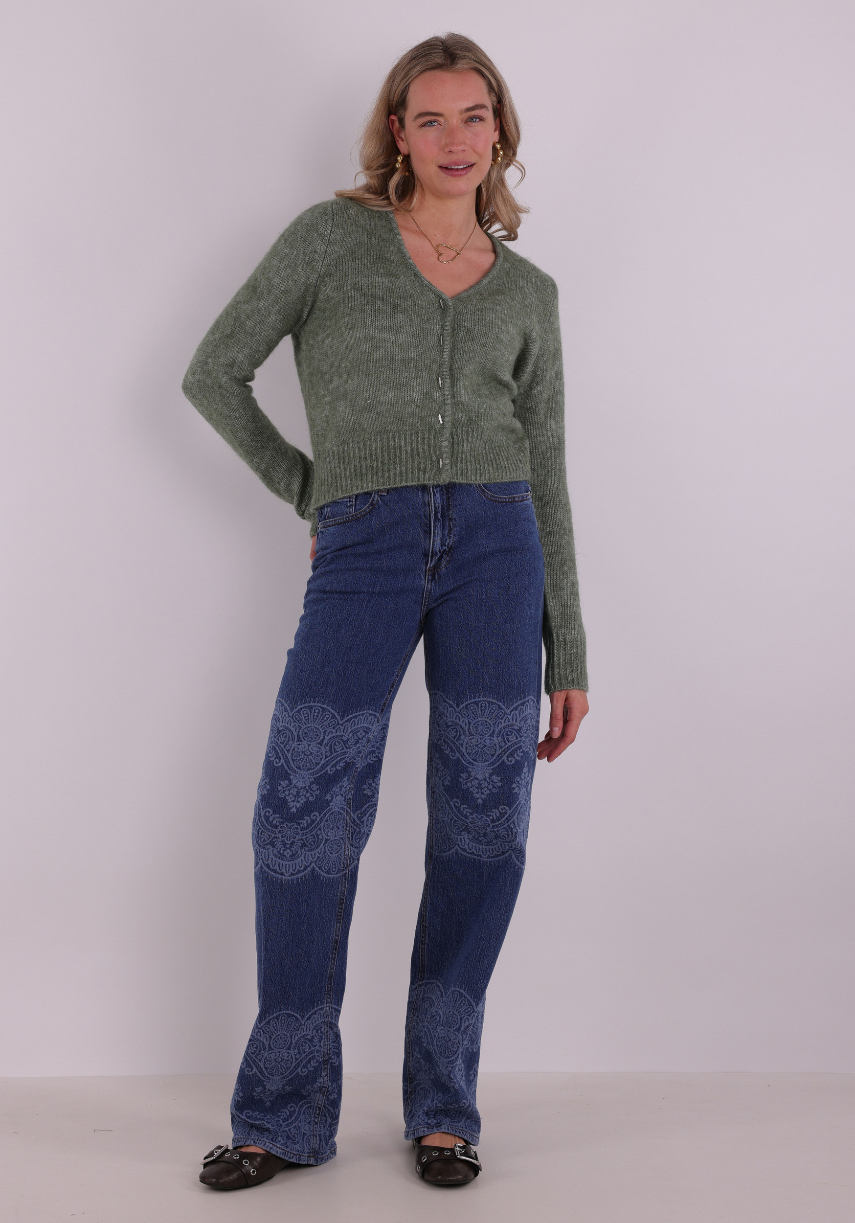 Kaffe Clothing Vest Melania 10510818 Midden groen