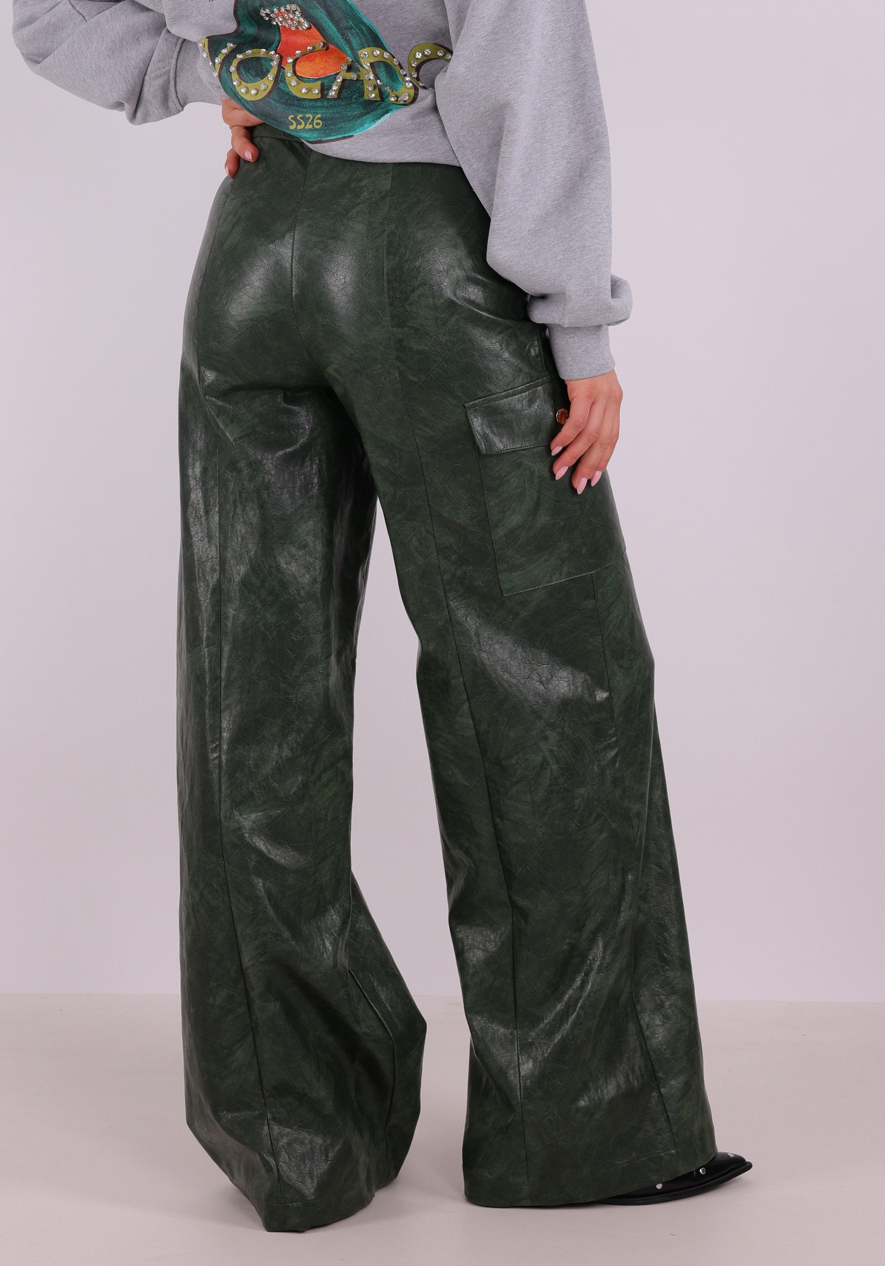 Harper & Yve Broek Bodi SS6N100 Donker groen