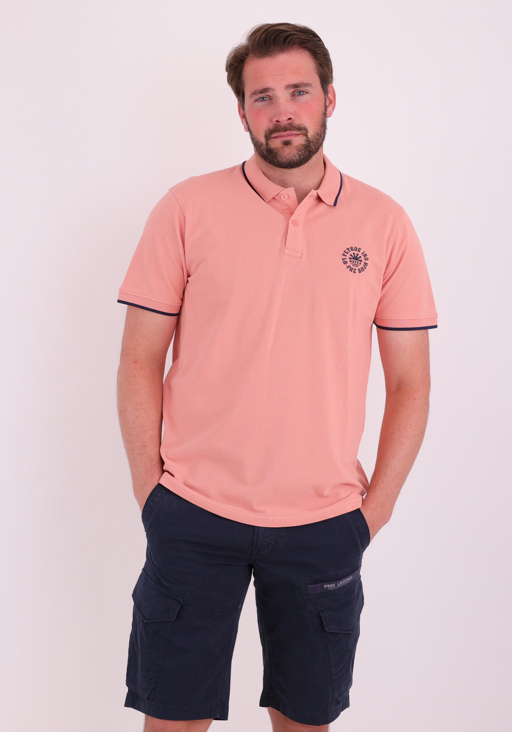 Petrol Polo M-1060-POL137 Zalm