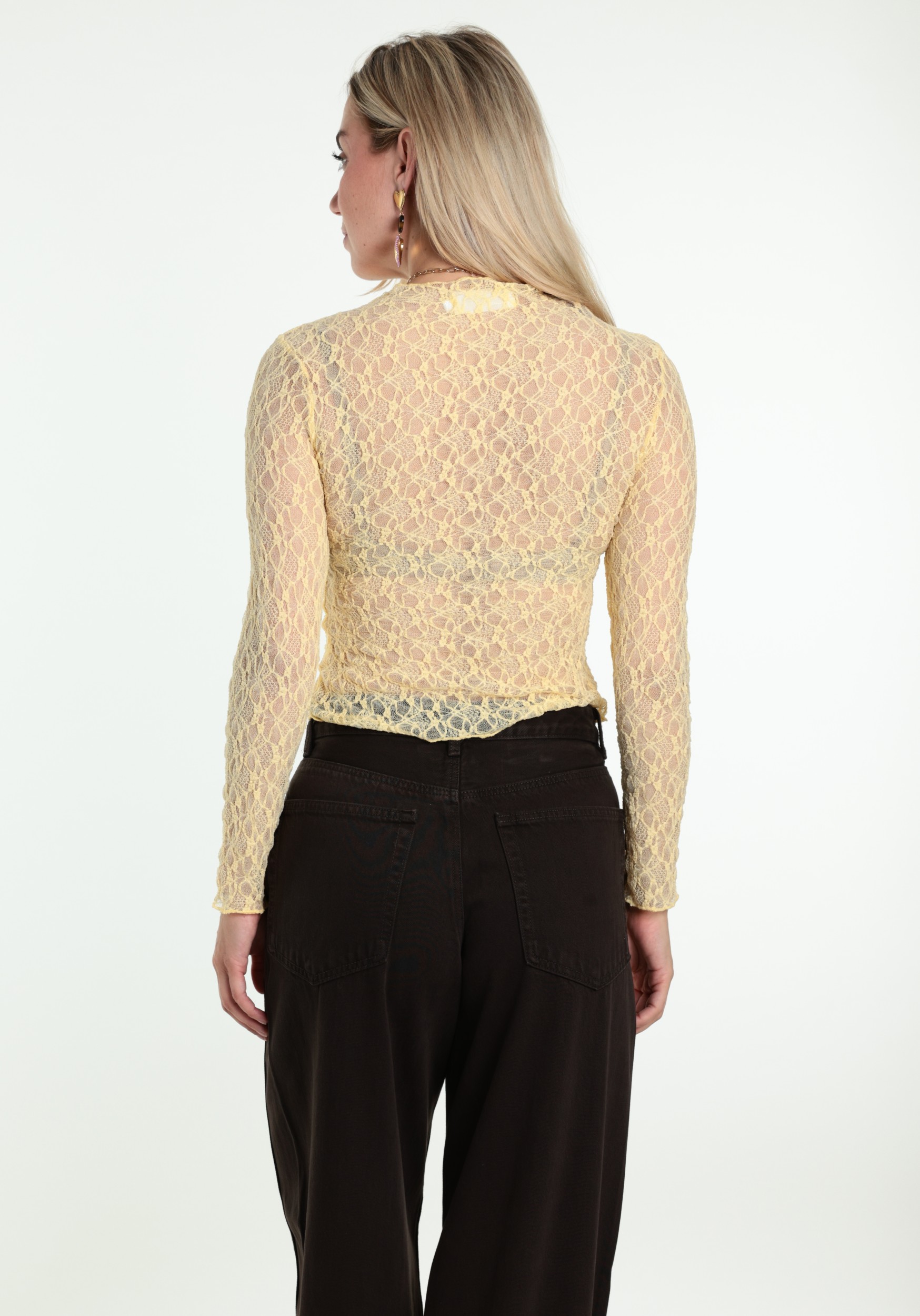 BELIEVE Top Lace B-92120-TOP Geel