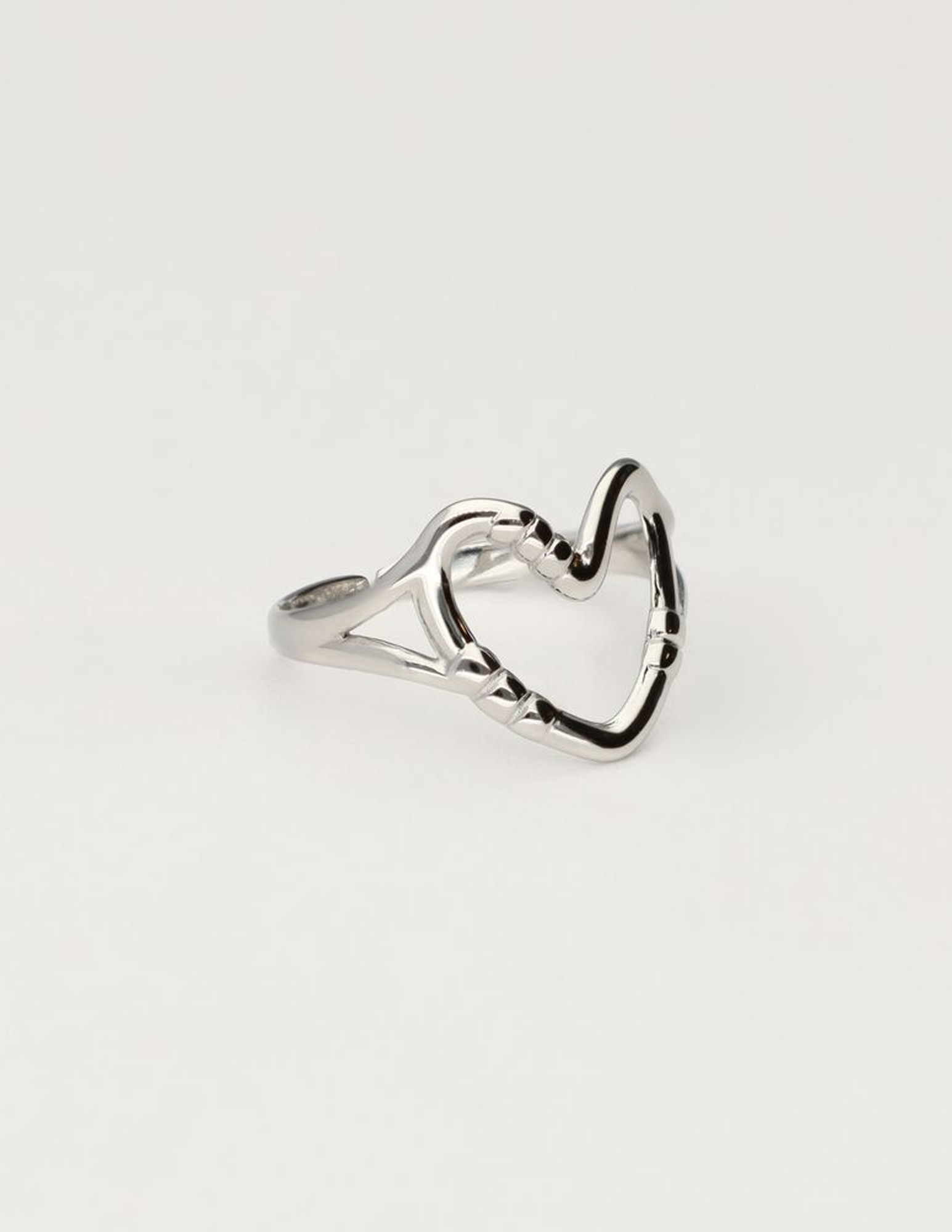 My Jewellery Ring met open hart MJ11648 Zilver
