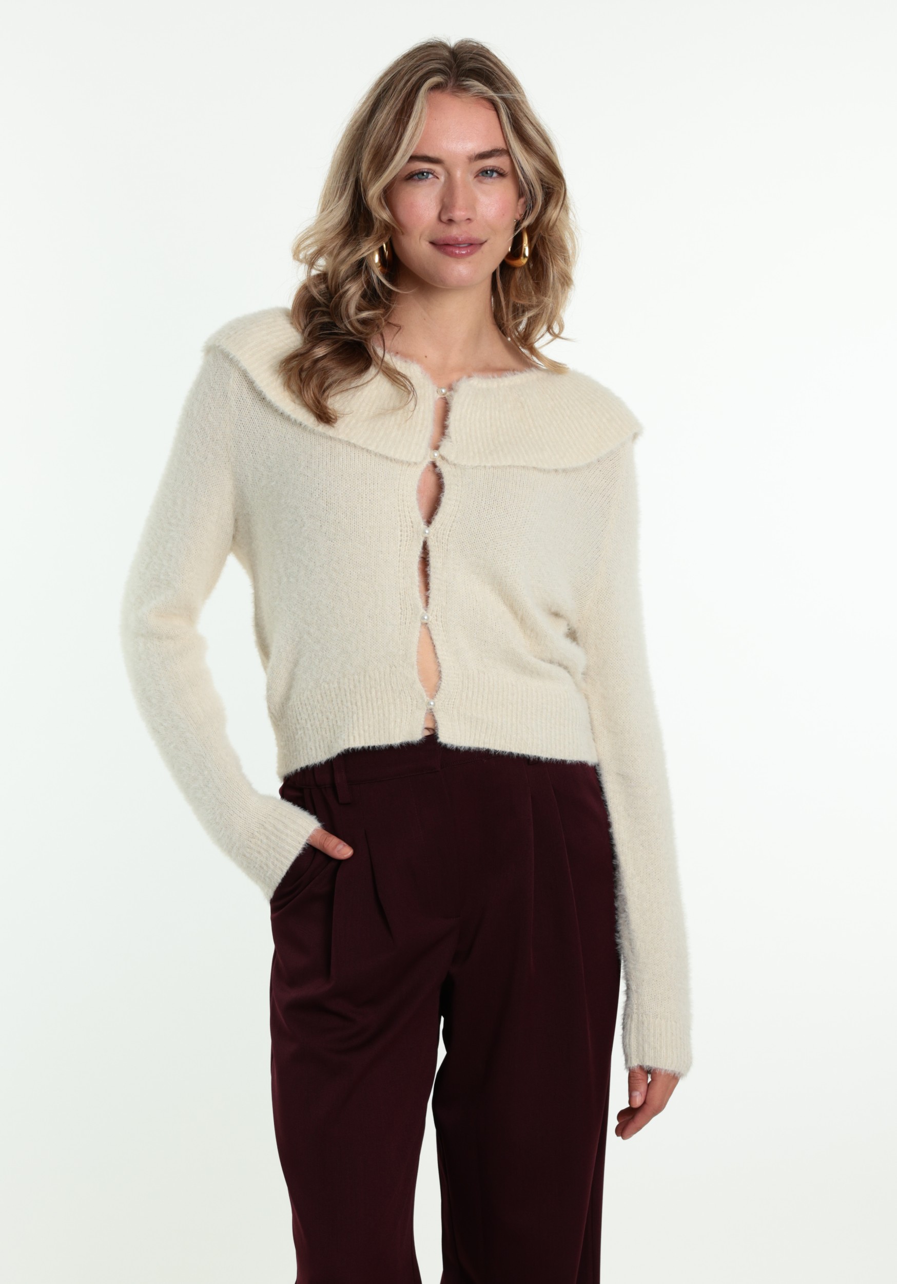 VERO MODA Vest Puff 10347195 Beige