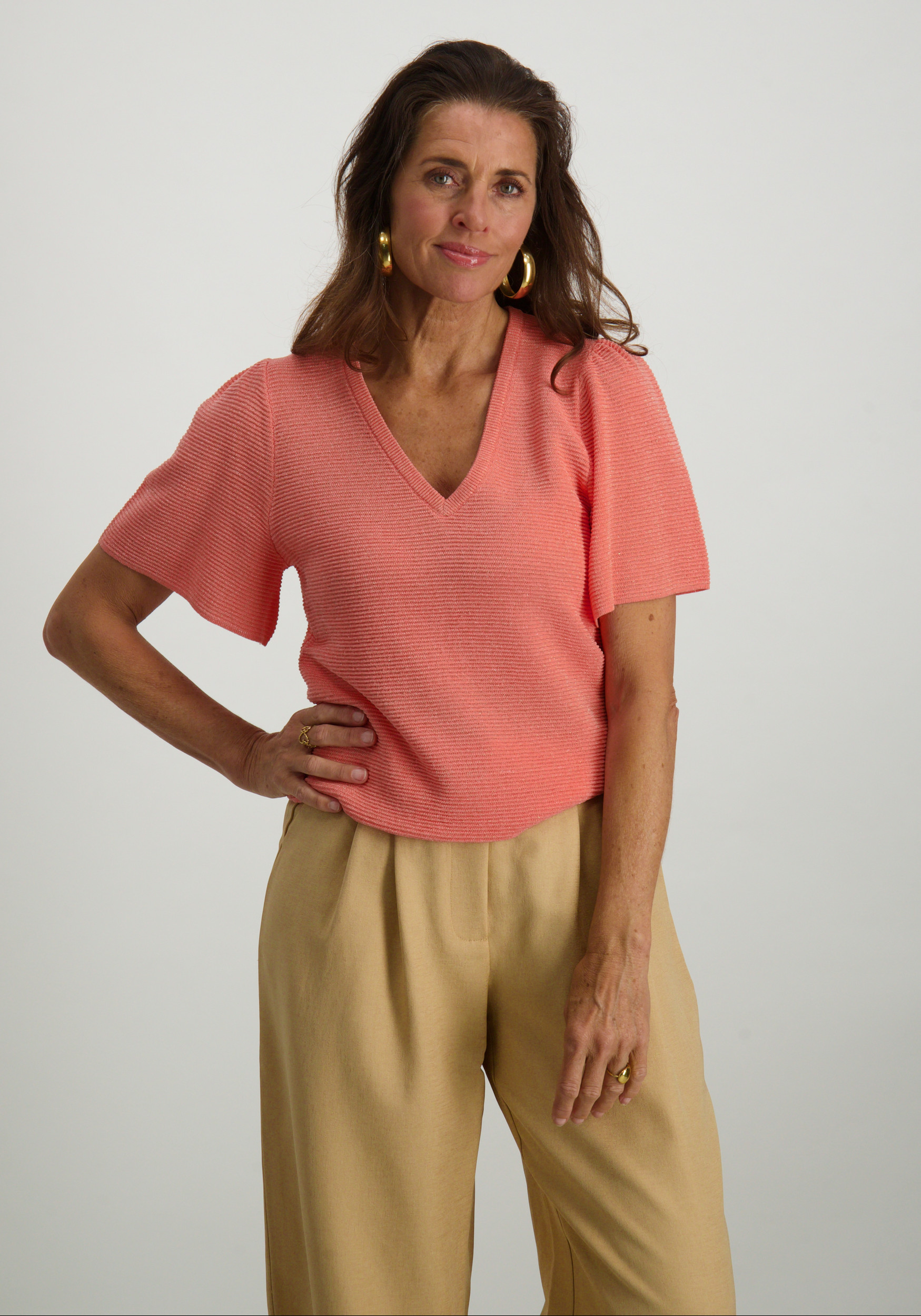 Tramontana Trui Lurex Y07-15-601 Oranje