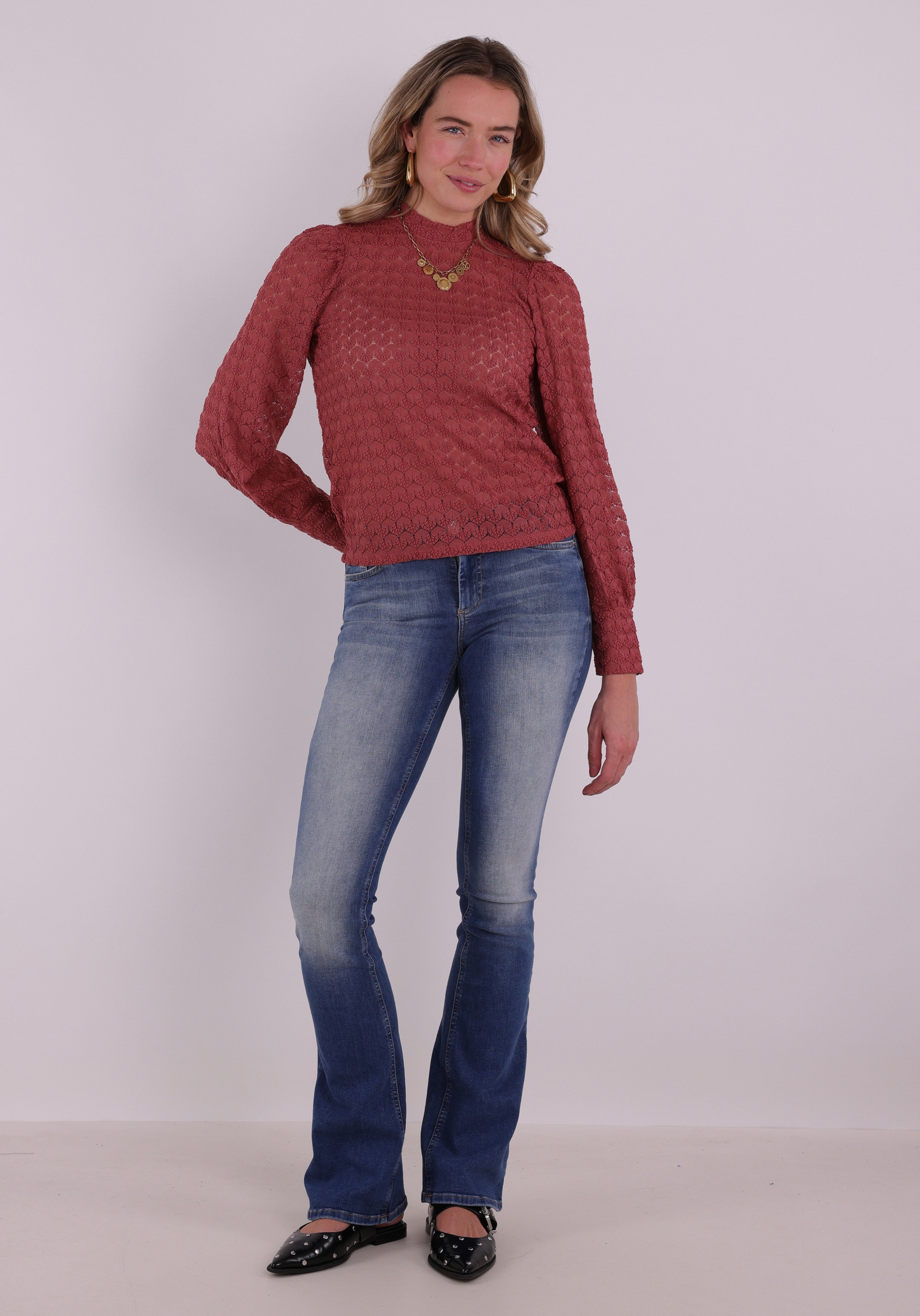 Jacqueline de jonge Top Avery 15268408 Rose