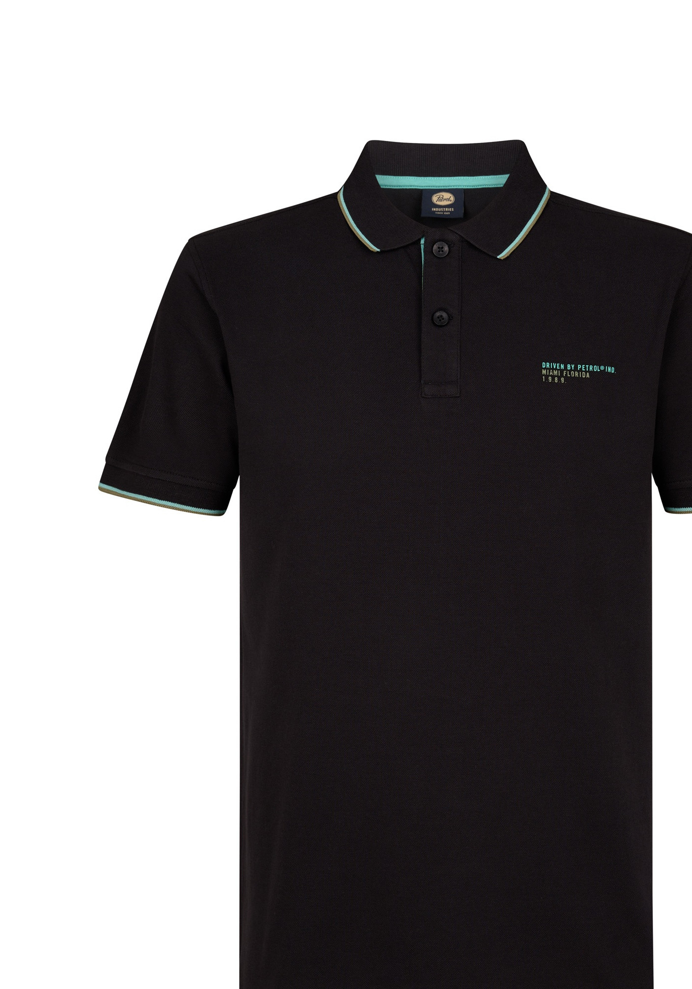 Petrol Polo M-1050-POL102 Zwart