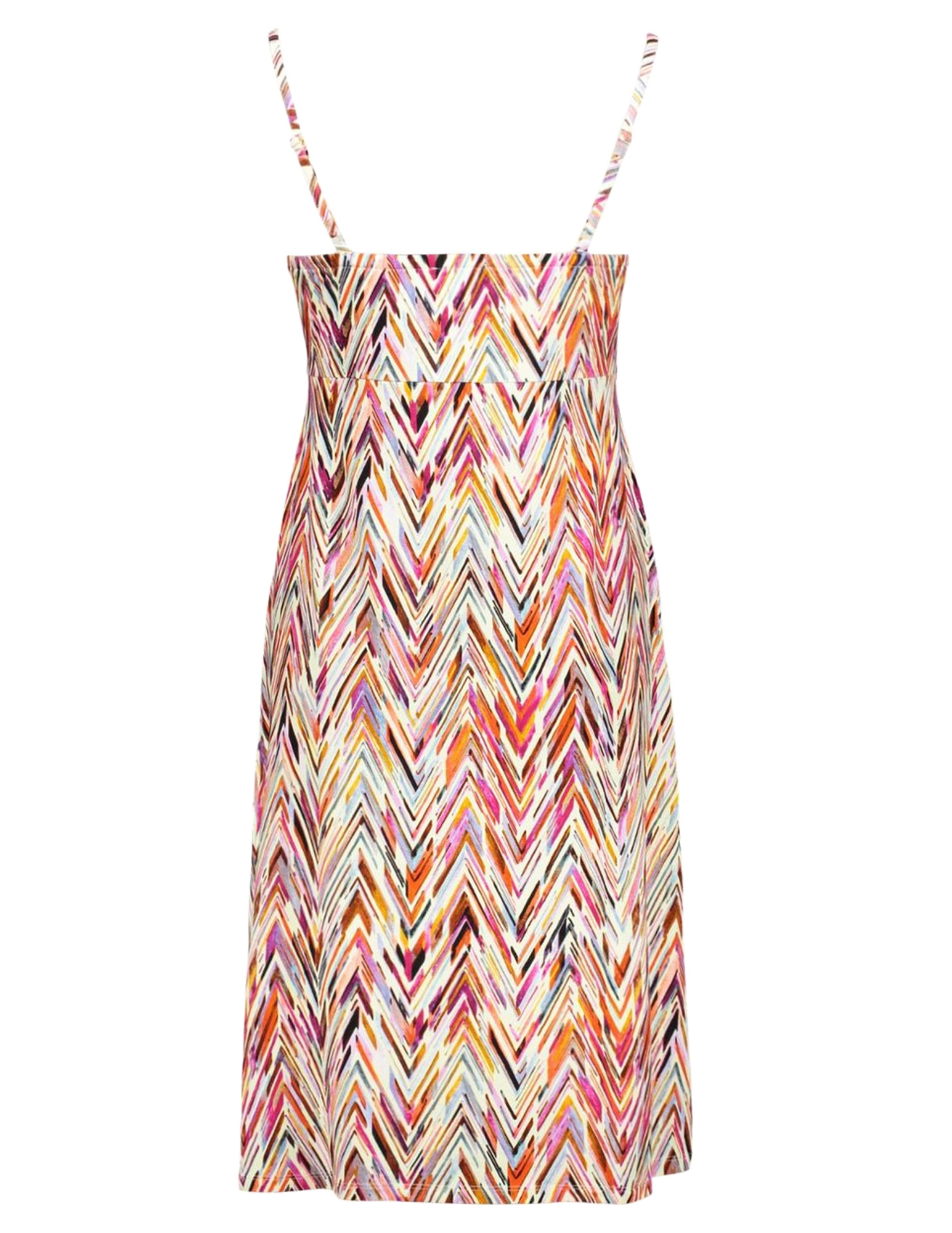 Geisha Jurk met all-over print 57360-60 NOA Rood