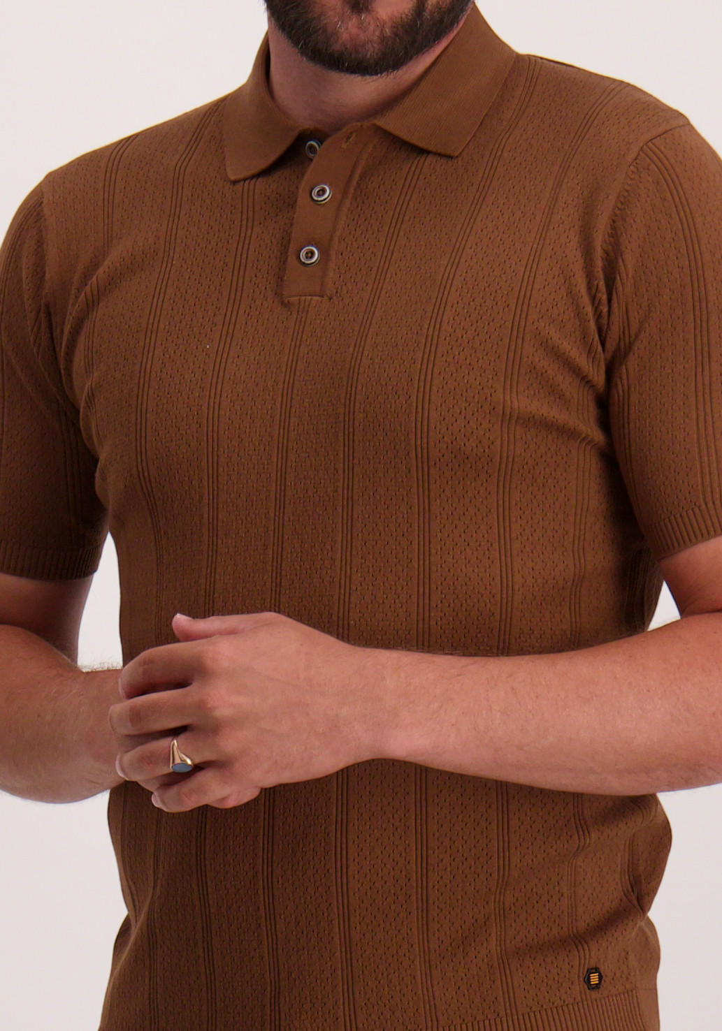 No Excess Polo 28240450 Licht bruin