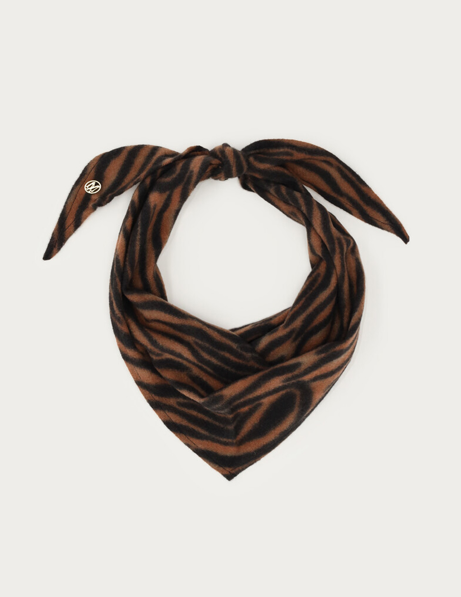 My Jewellery Triangle sjaal Tijgerprint MJ14344 Bruin