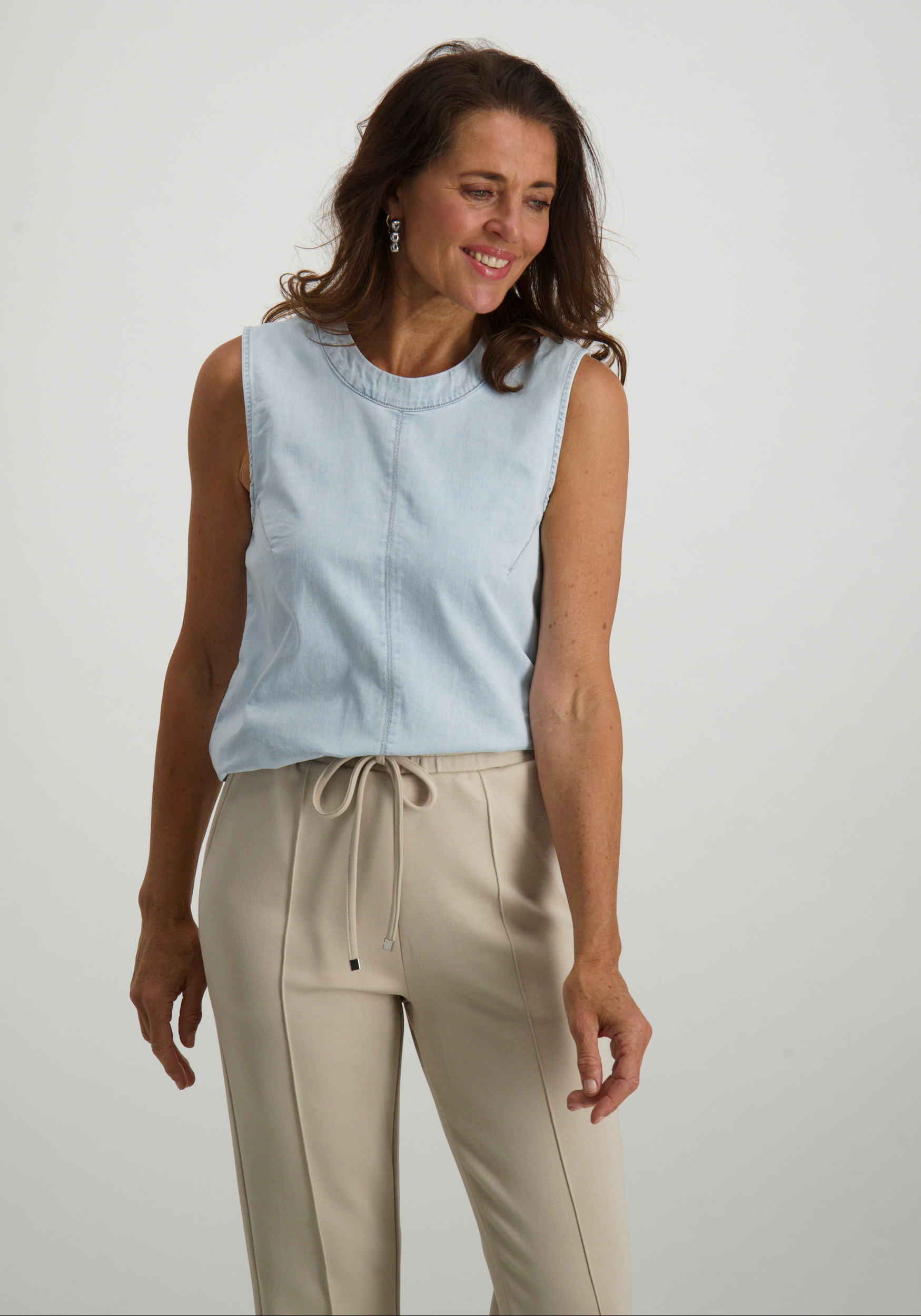 Geisha Denim top 53002-10 Blauw