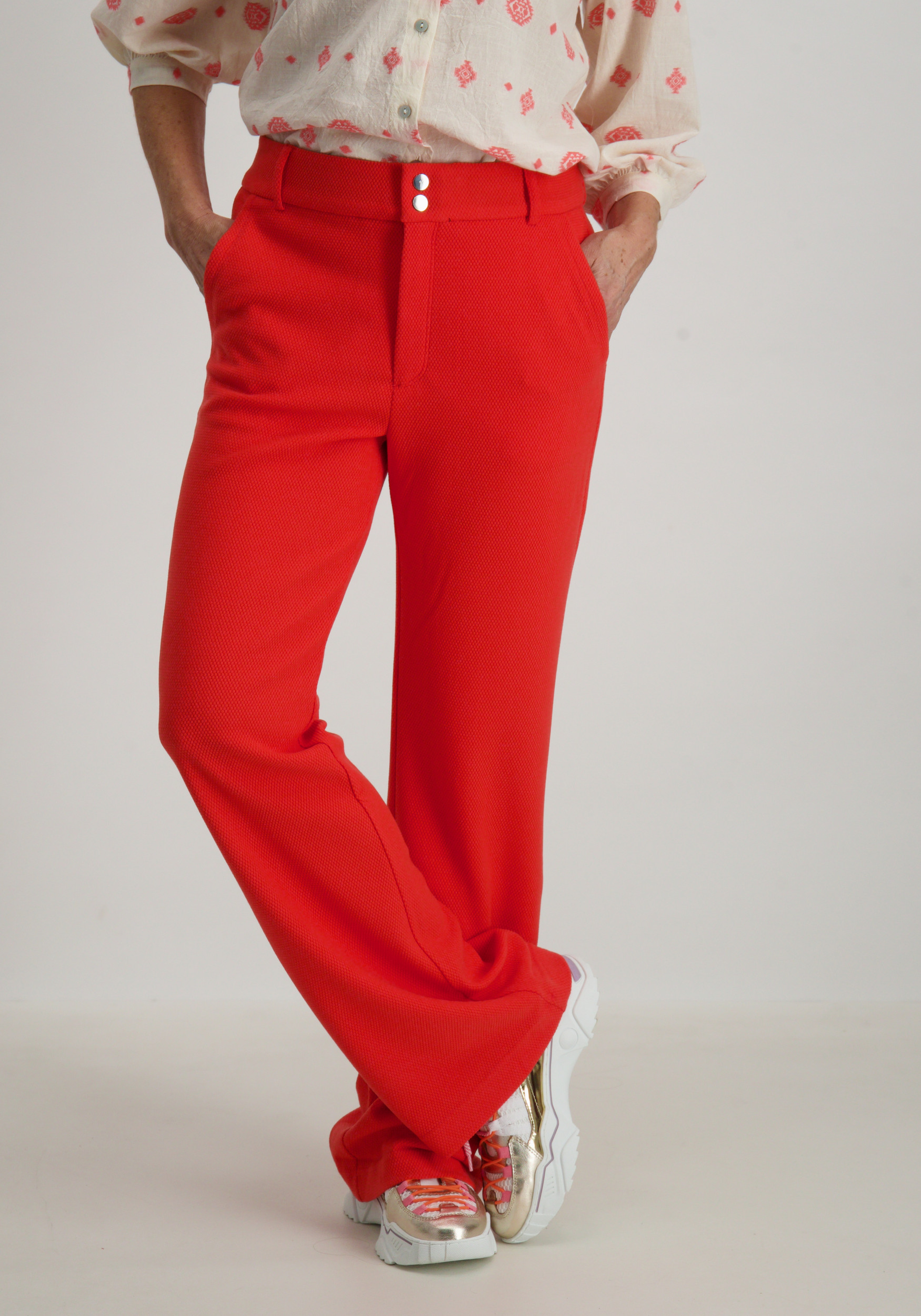 Geisha Comfy pants 51126-21 Rood