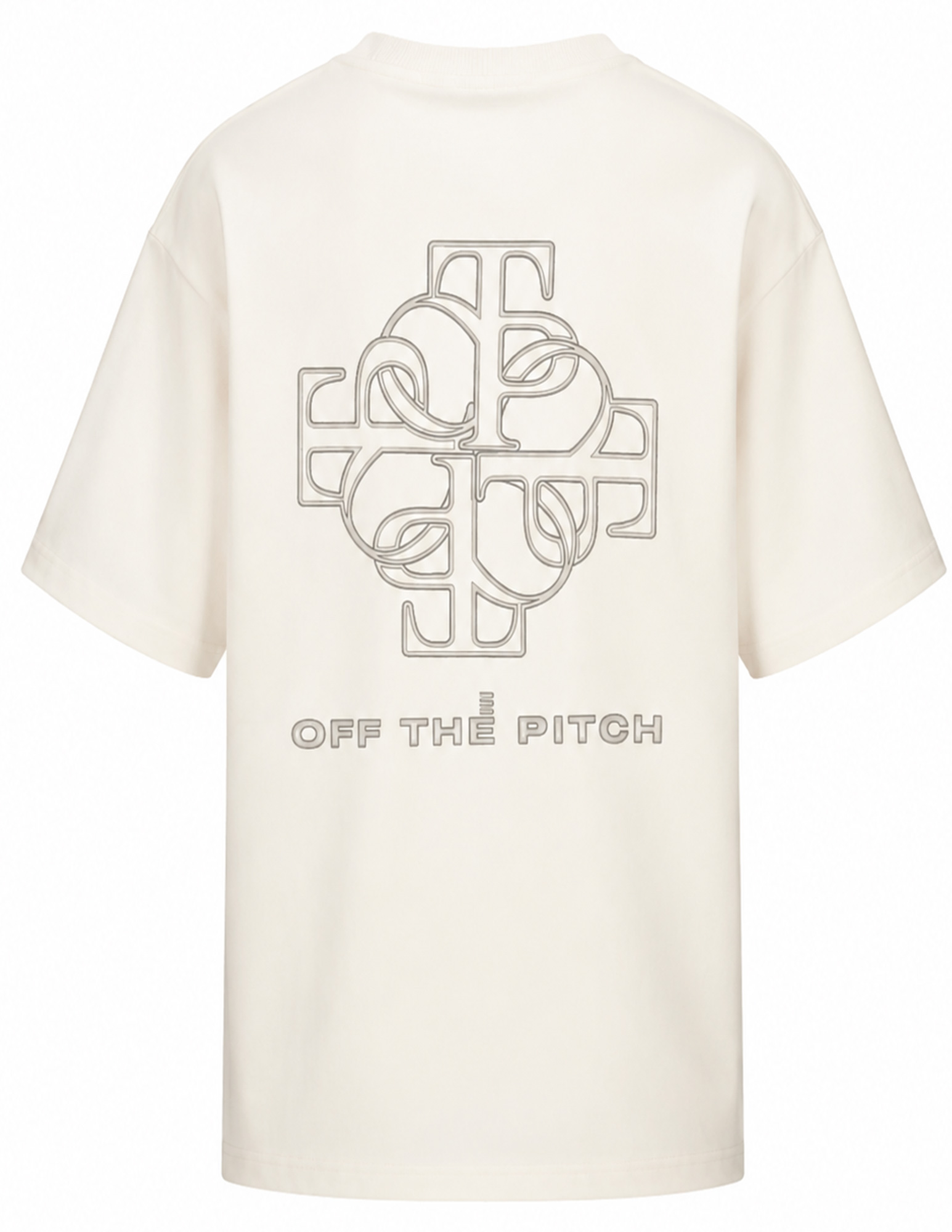 Off The Pitch T-shirt Locket box OTP263016 Wolwit-ecru
