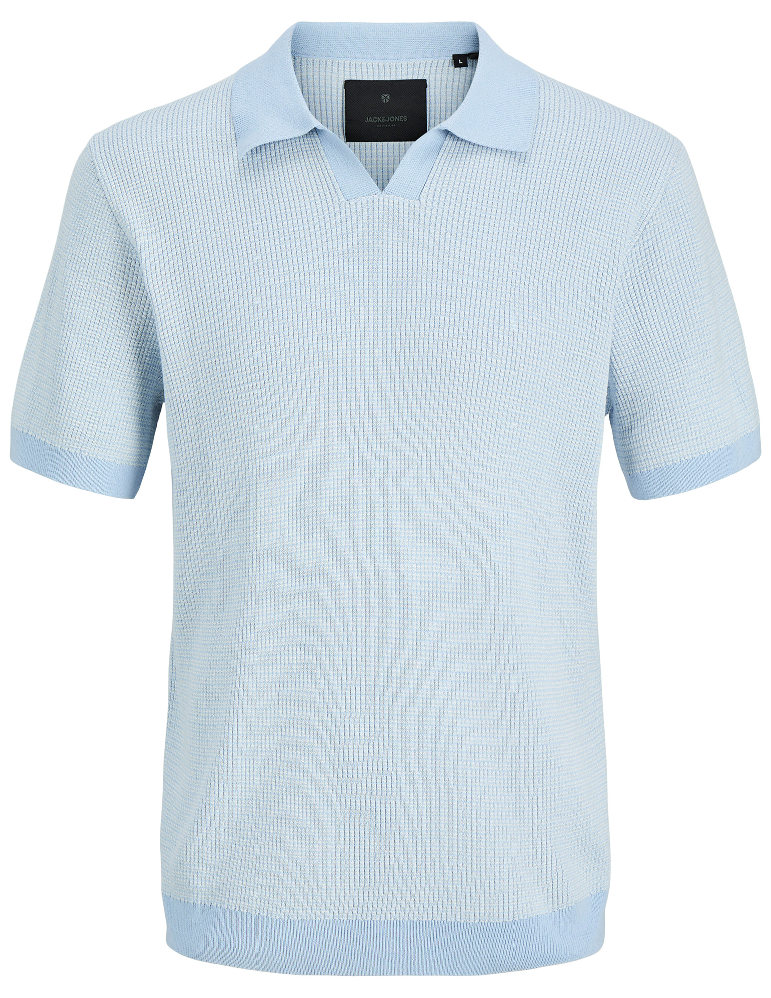 JACK & JONES Polo Hudson 12297988 Licht blauw