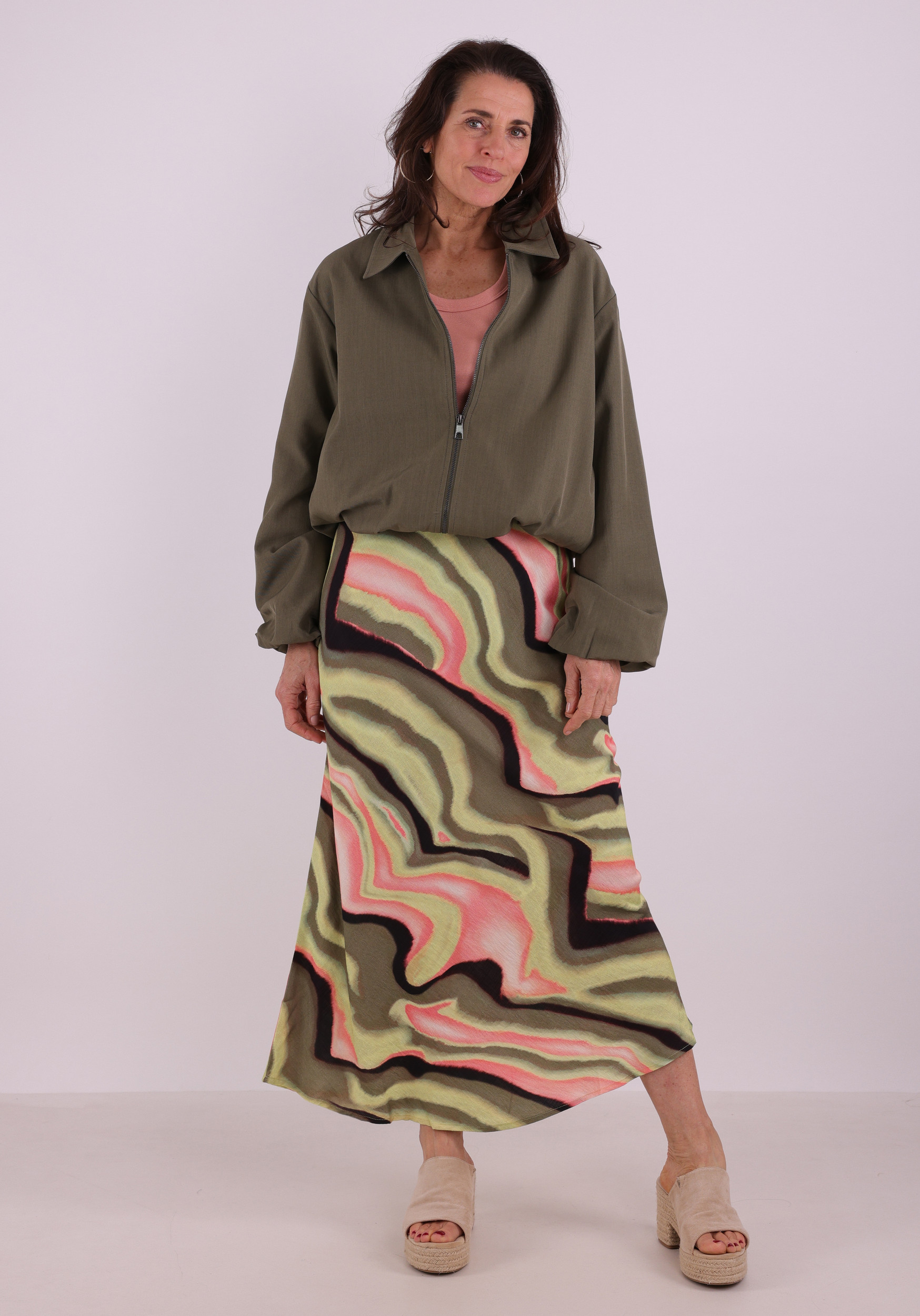 Tramontana Maxi rok Sunset desert C18-19-201 Multi