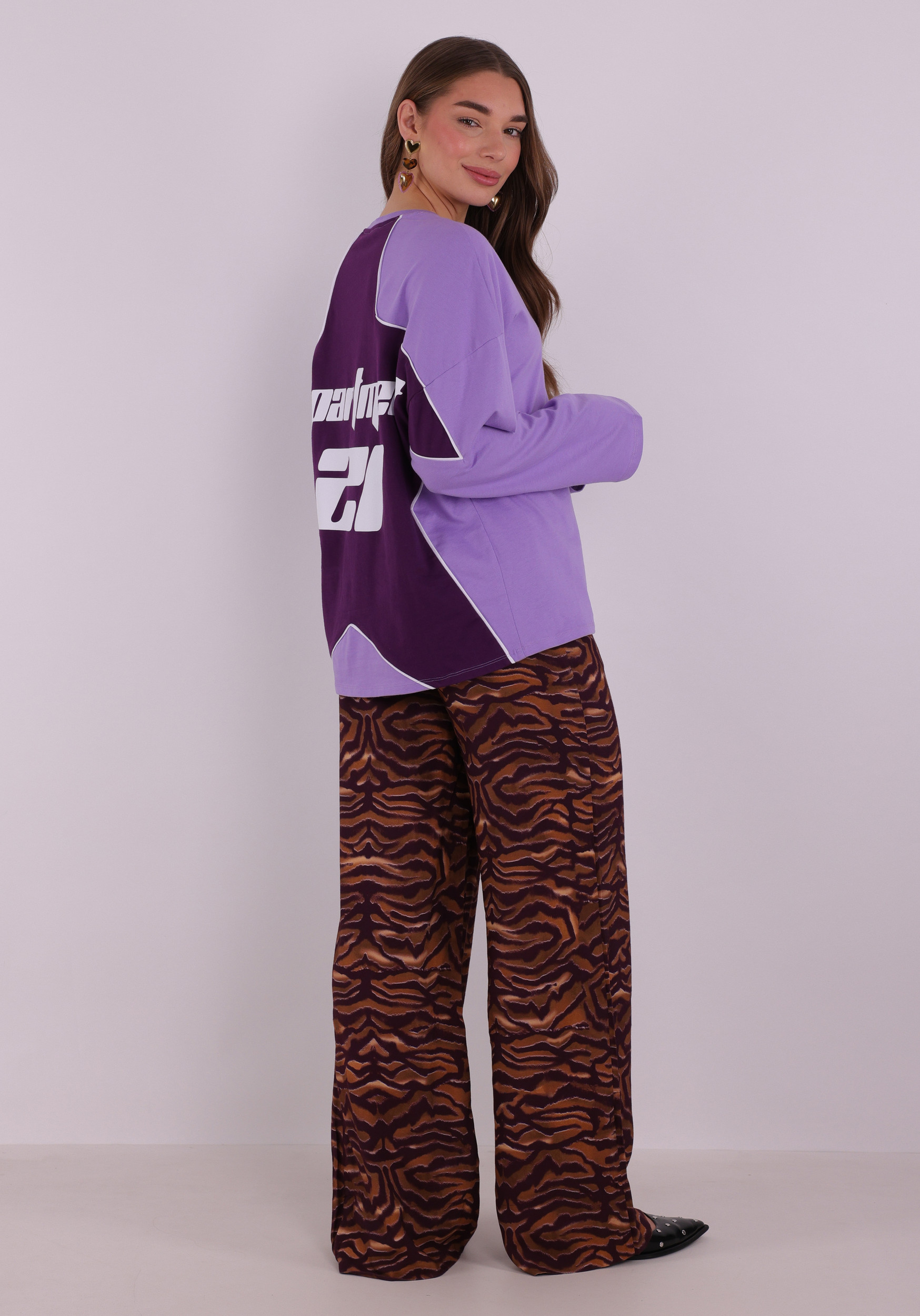 Refined Department T-shirt Batt R2602811917 Lila