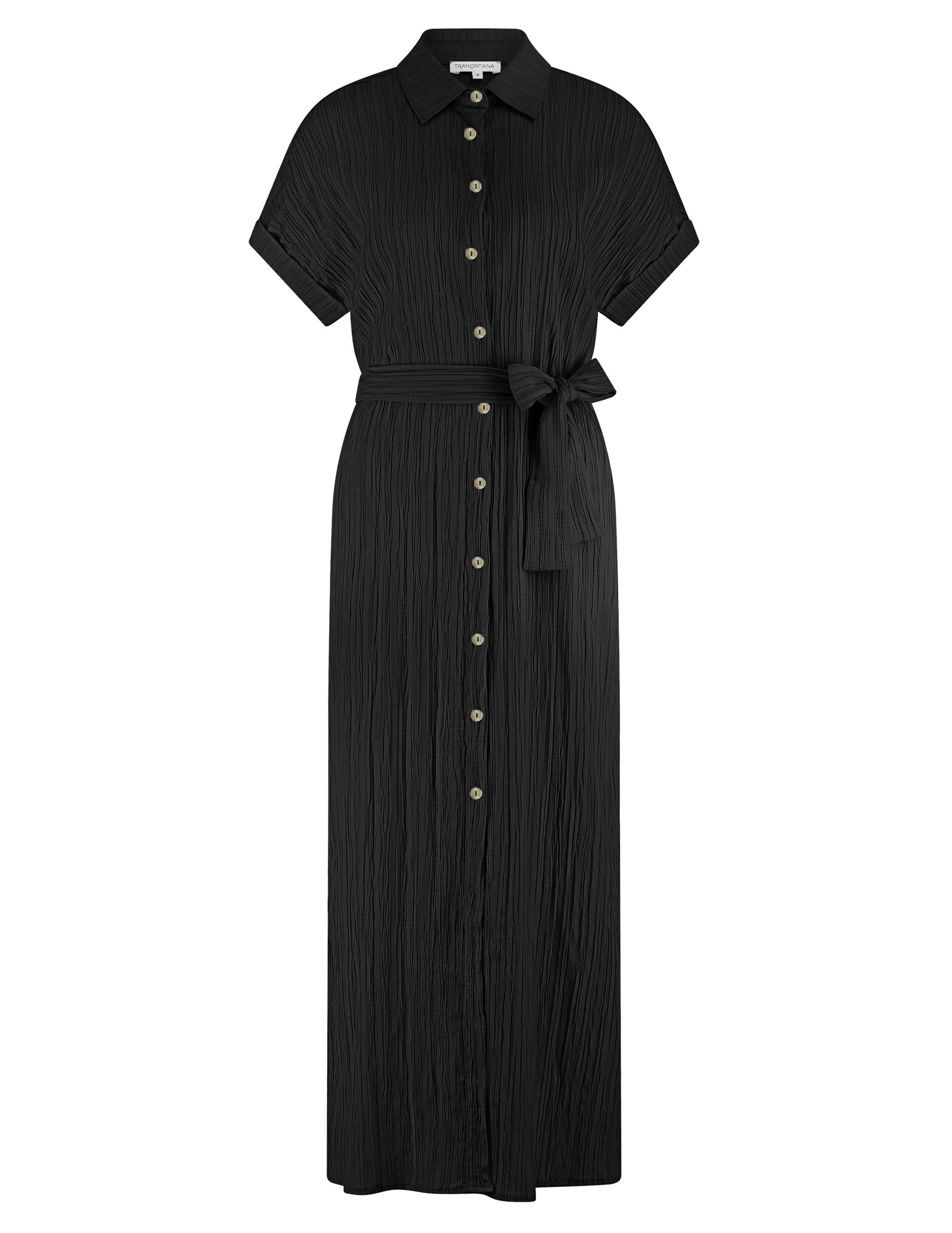 Tramontana Jurk Crinkled S01-16-501 Zwart