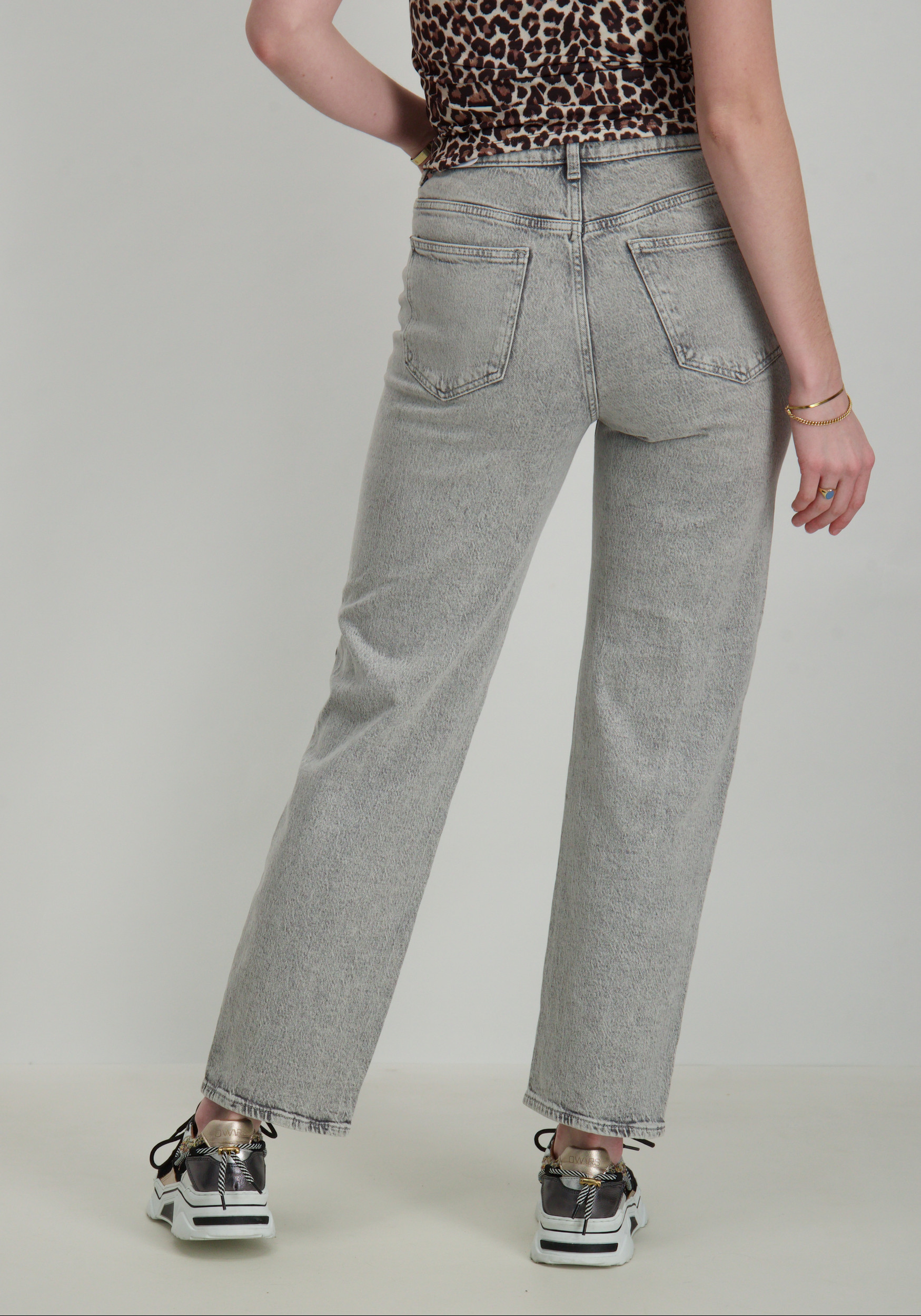 Vila Jeans Kelly 14084730 Grijs