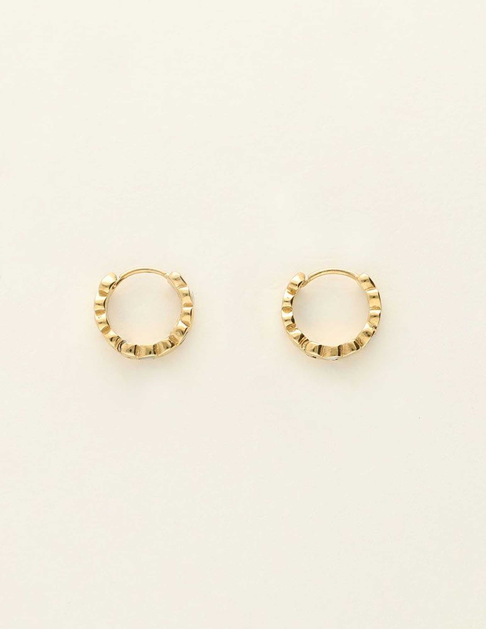 My Jewellery Oorringen met hartjes MJ09210 Goud