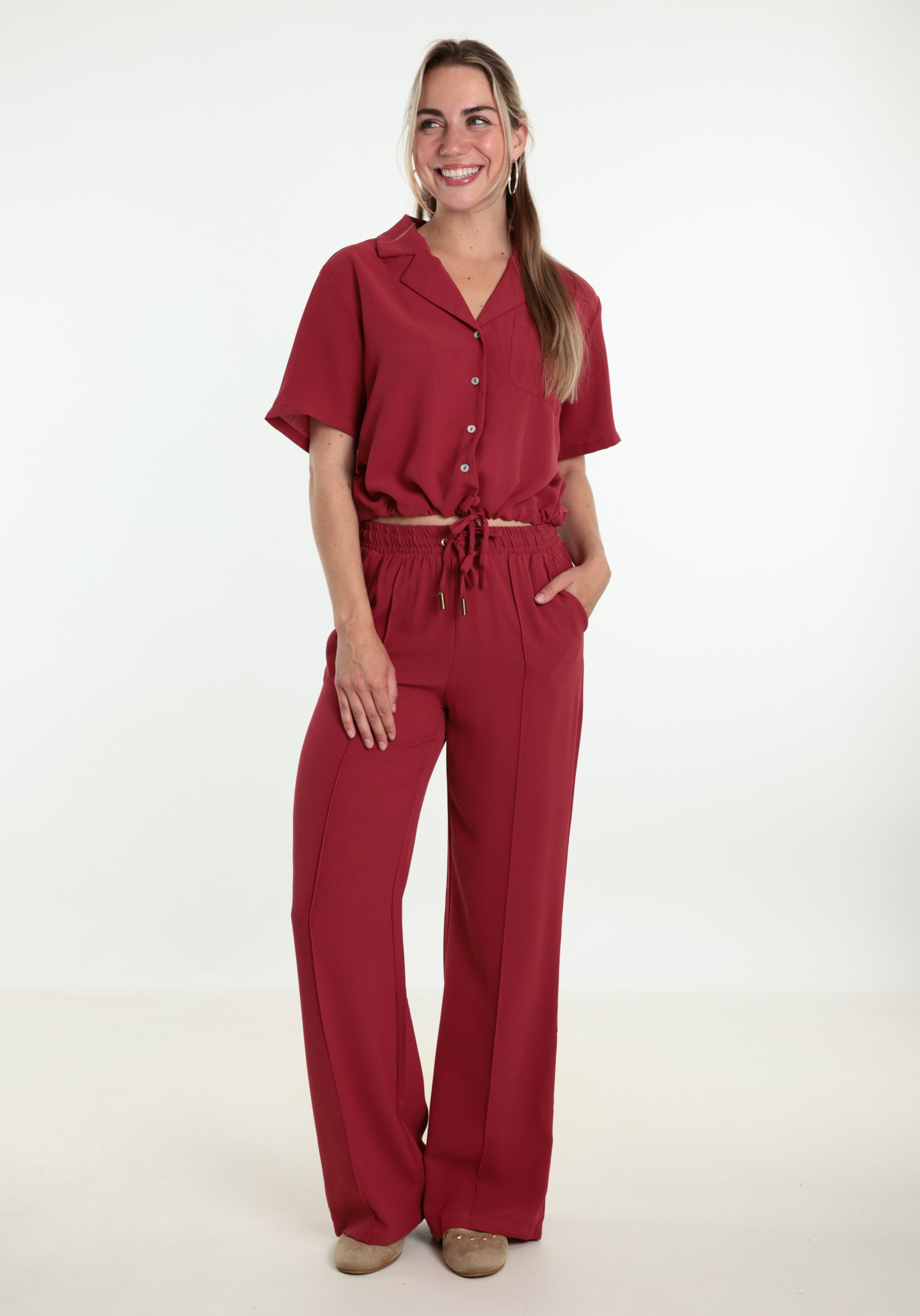 Lofty Manner Broek Solana RC35.1 Rood