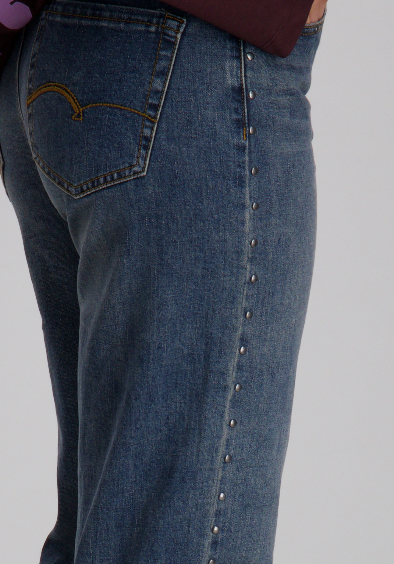 Red Button Jeans Colette studs SRB4613 Jeans blauw