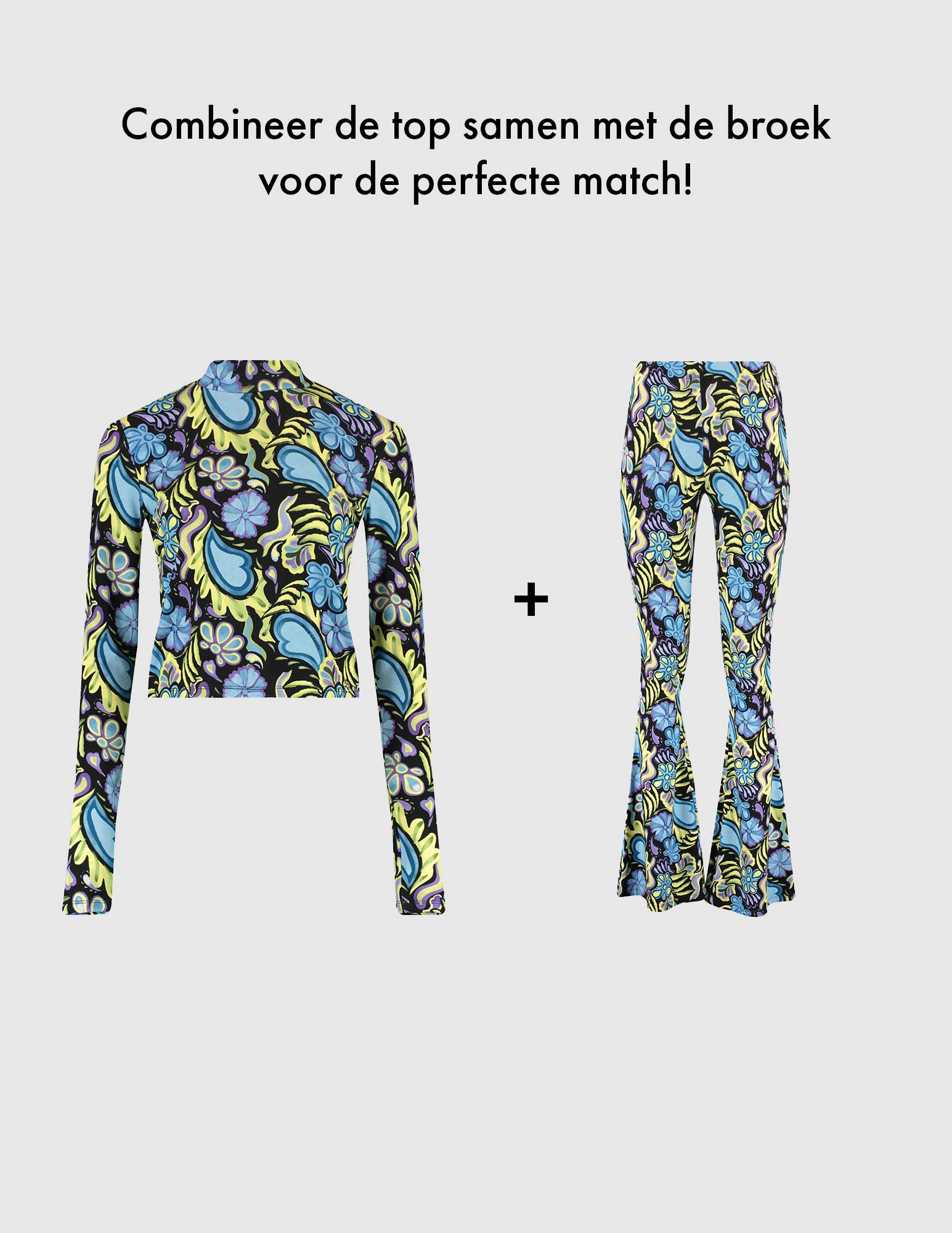 Harper & Yve Broek Jacky AW24T103 Blauw