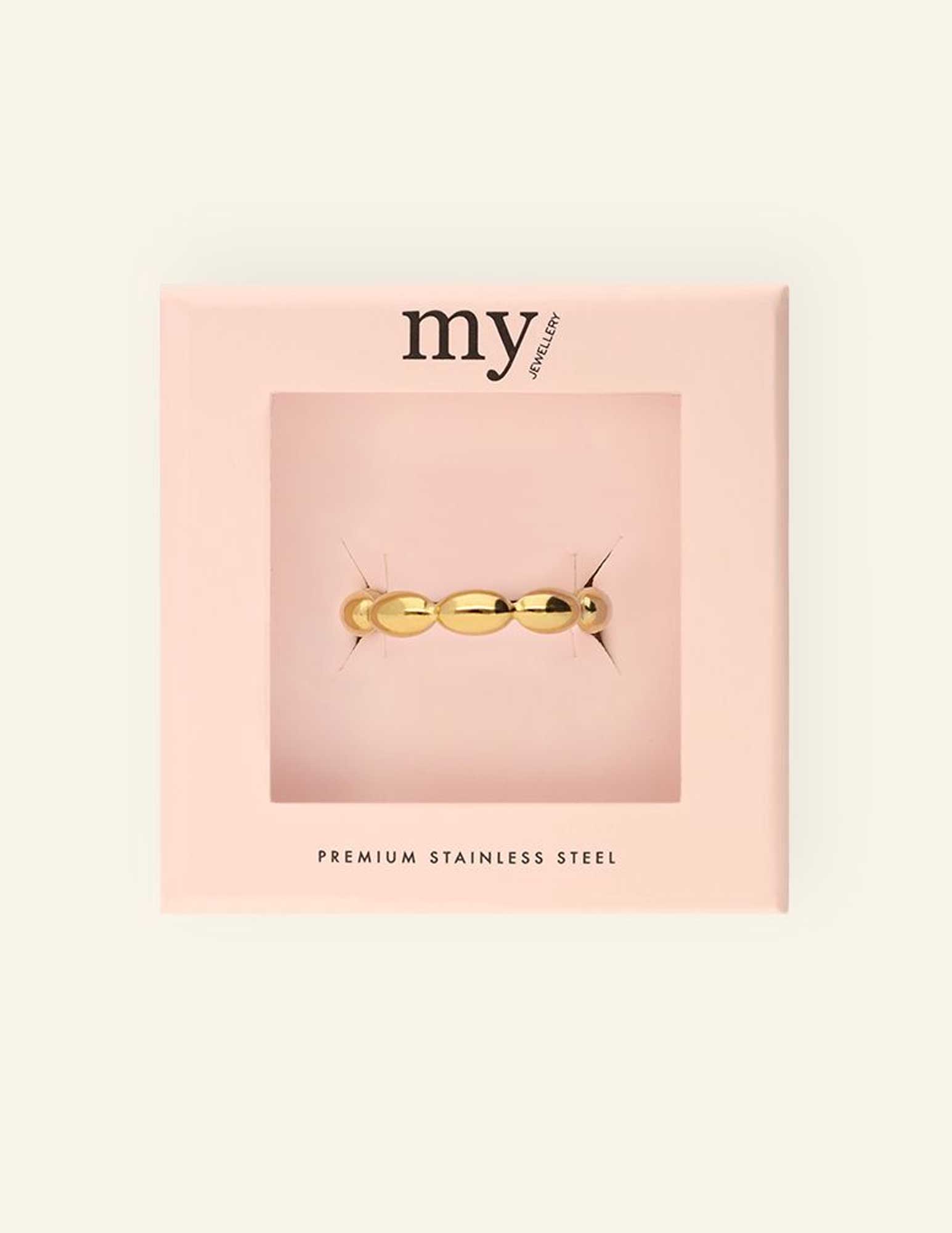 My Jewellery Ring Ovalen MJ09321 Goud