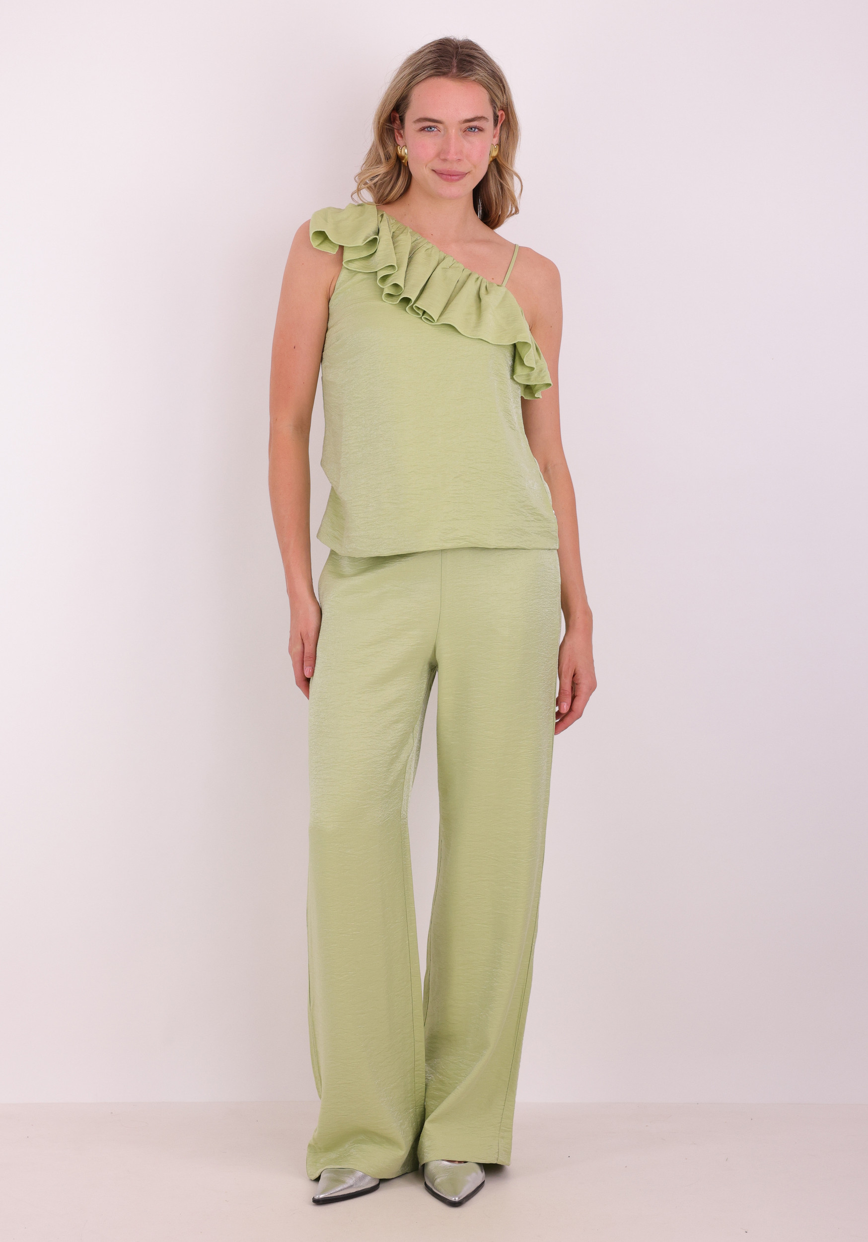 Jansen Amsterdam Top VIE SS26.4 Groen