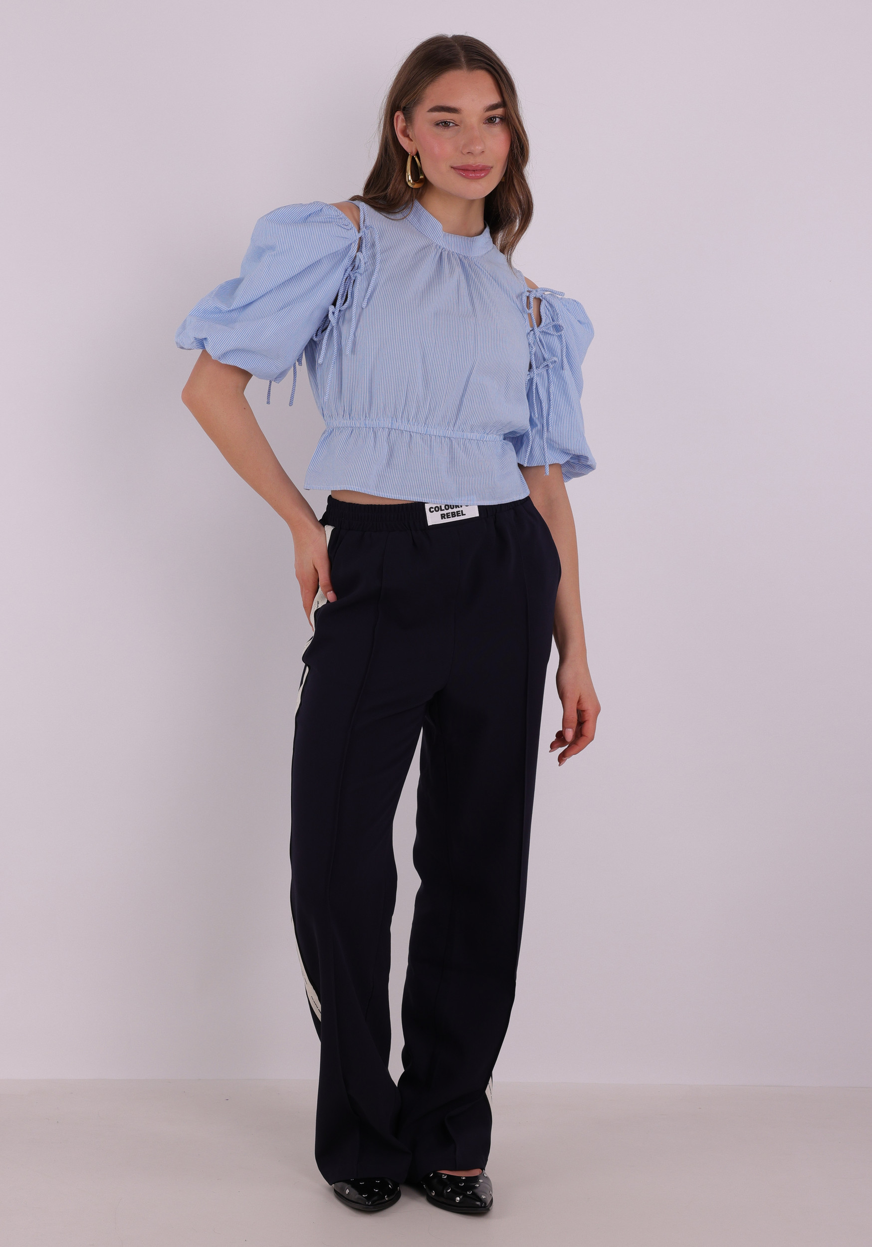 Harper & Yve Blouse Jacey SS6C400 Licht blauw