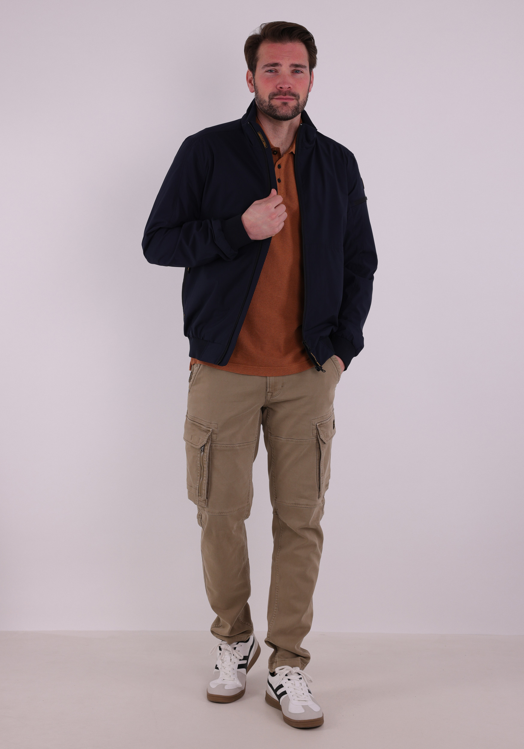 PME Legend Jas flight jacket PJA2602110 Donker blauw