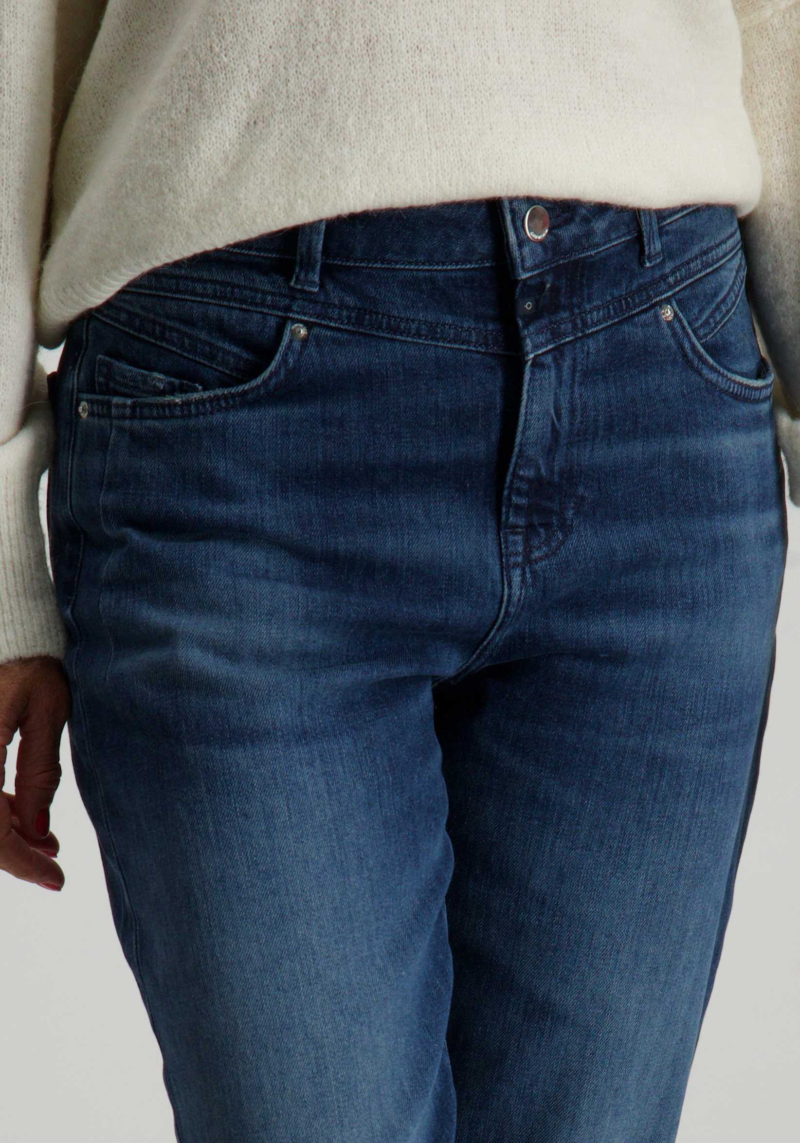 Cup of Joe Boyfriend jeans Victoria Donker blauw