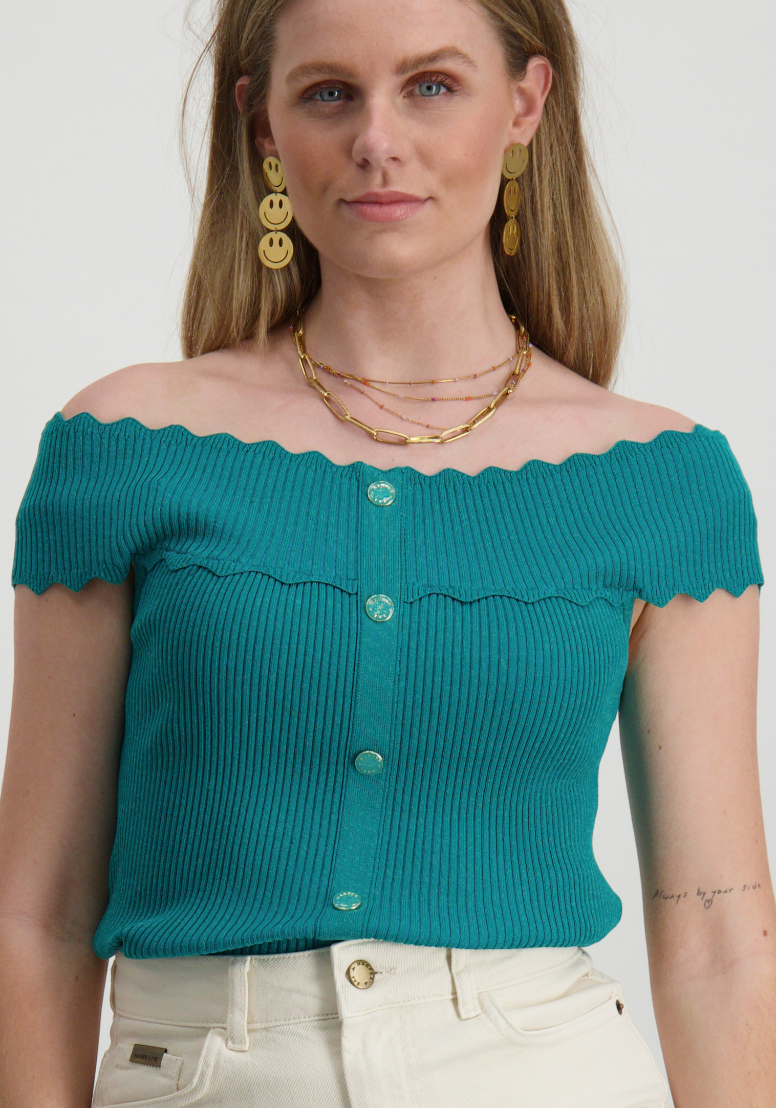 Harper & Yve Top Maddie HS24P431 Blauw