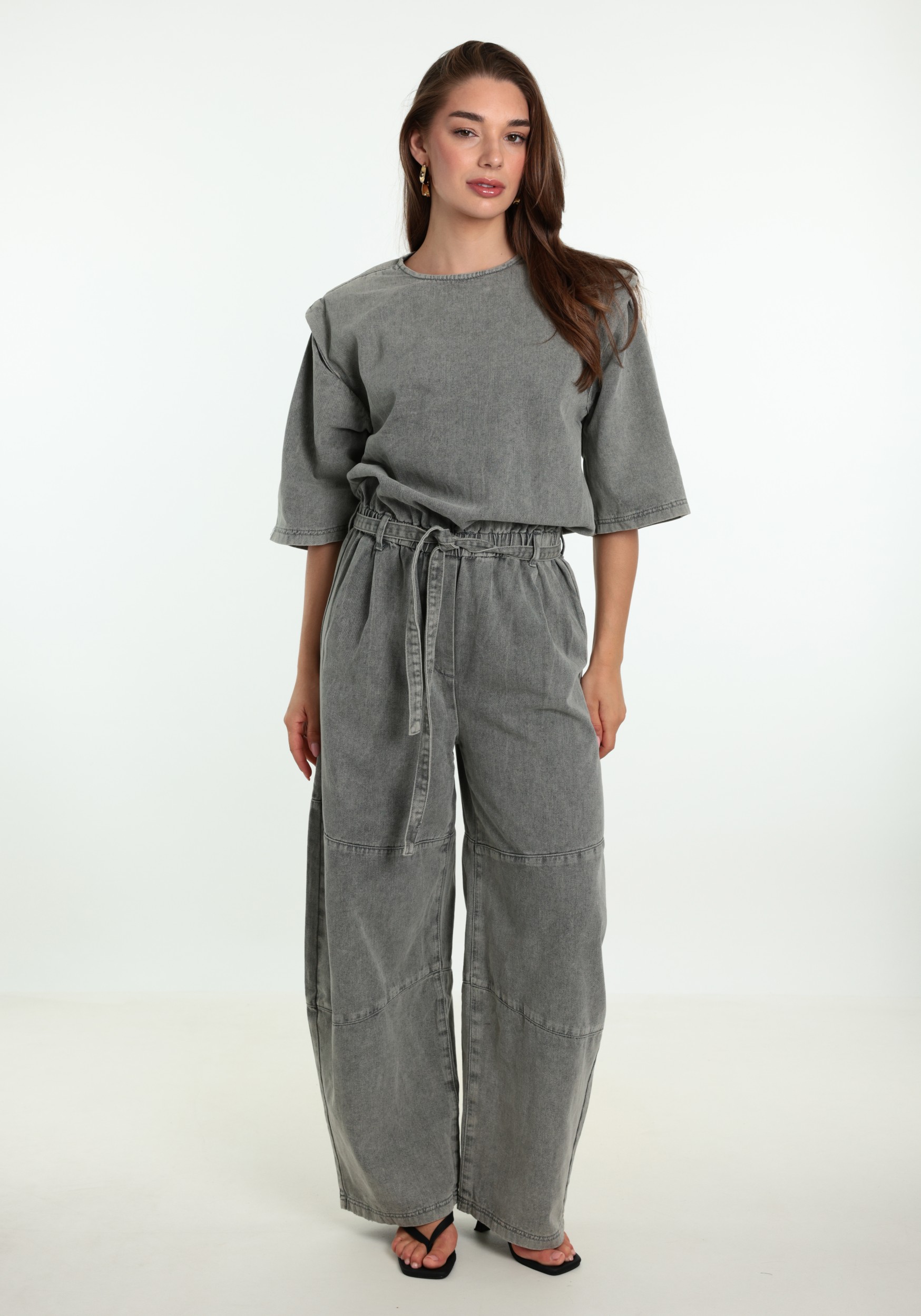 Refined Department Jumpsuit Mona R2608370027 Grijs