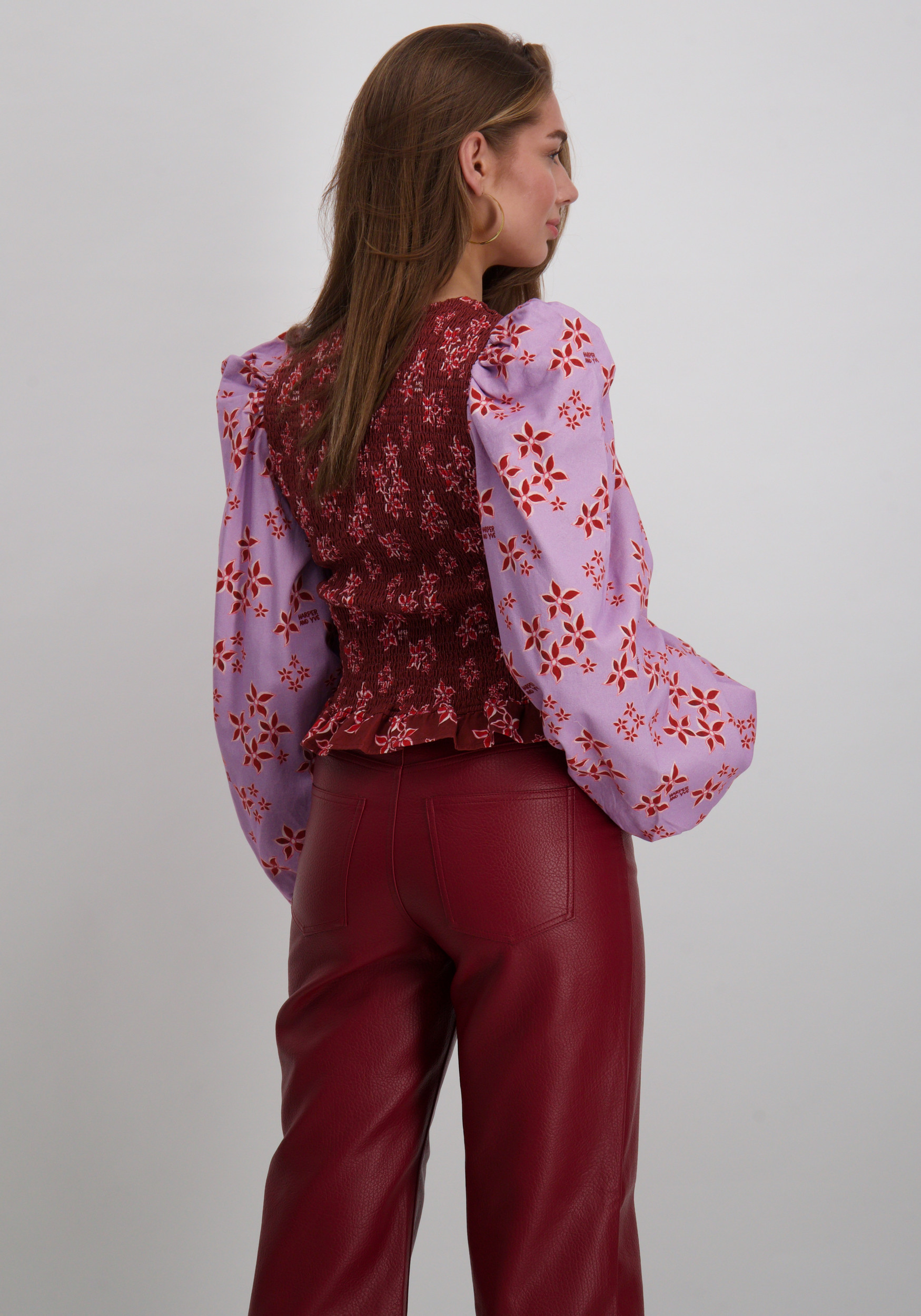Harper & Yve Blouse Elin AW25C605 Bordeaux