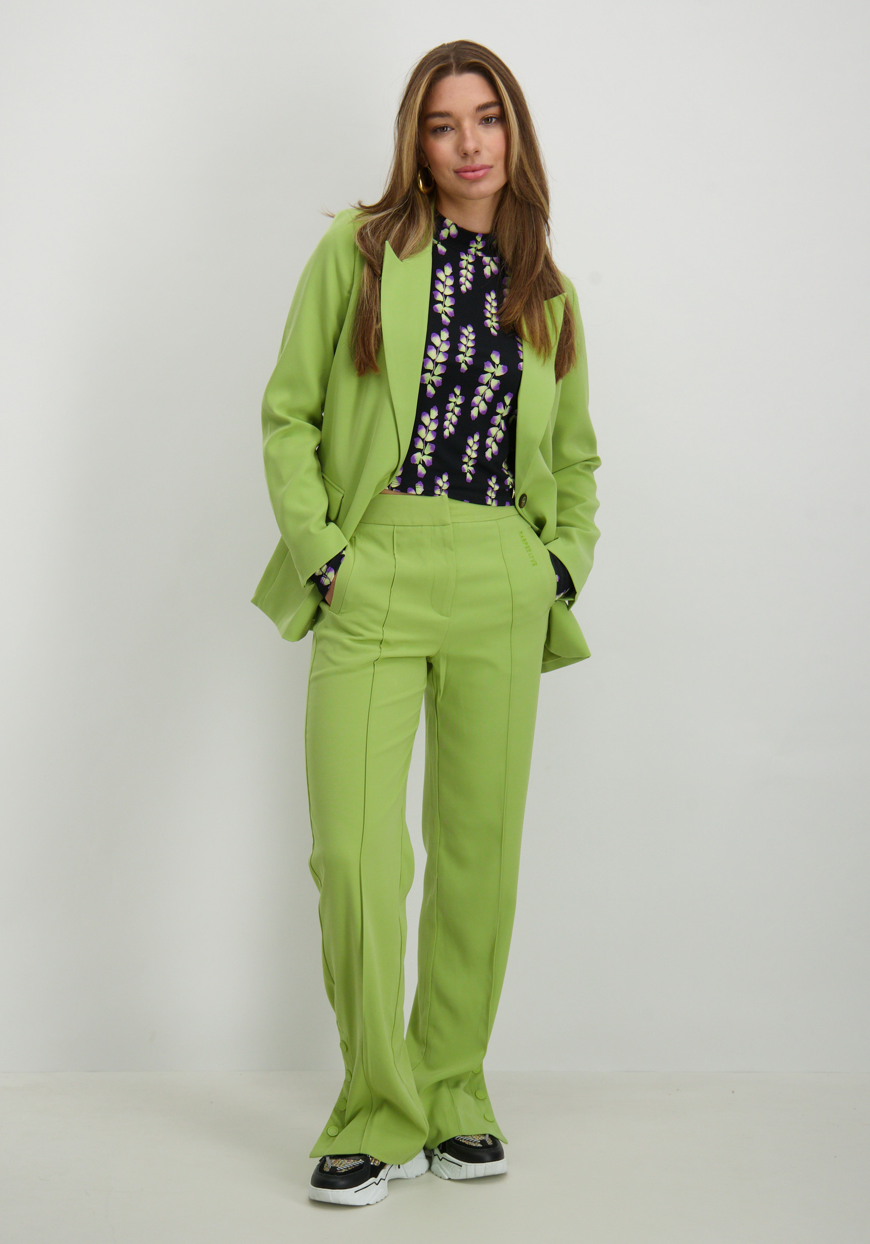 Harper & Yve Broek Yagger AW24N104 Groen