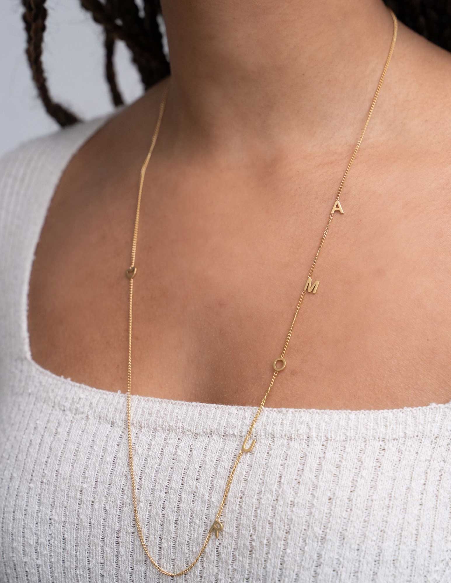 My Jewellery Ketting met amour letters MJ10376 Zilver