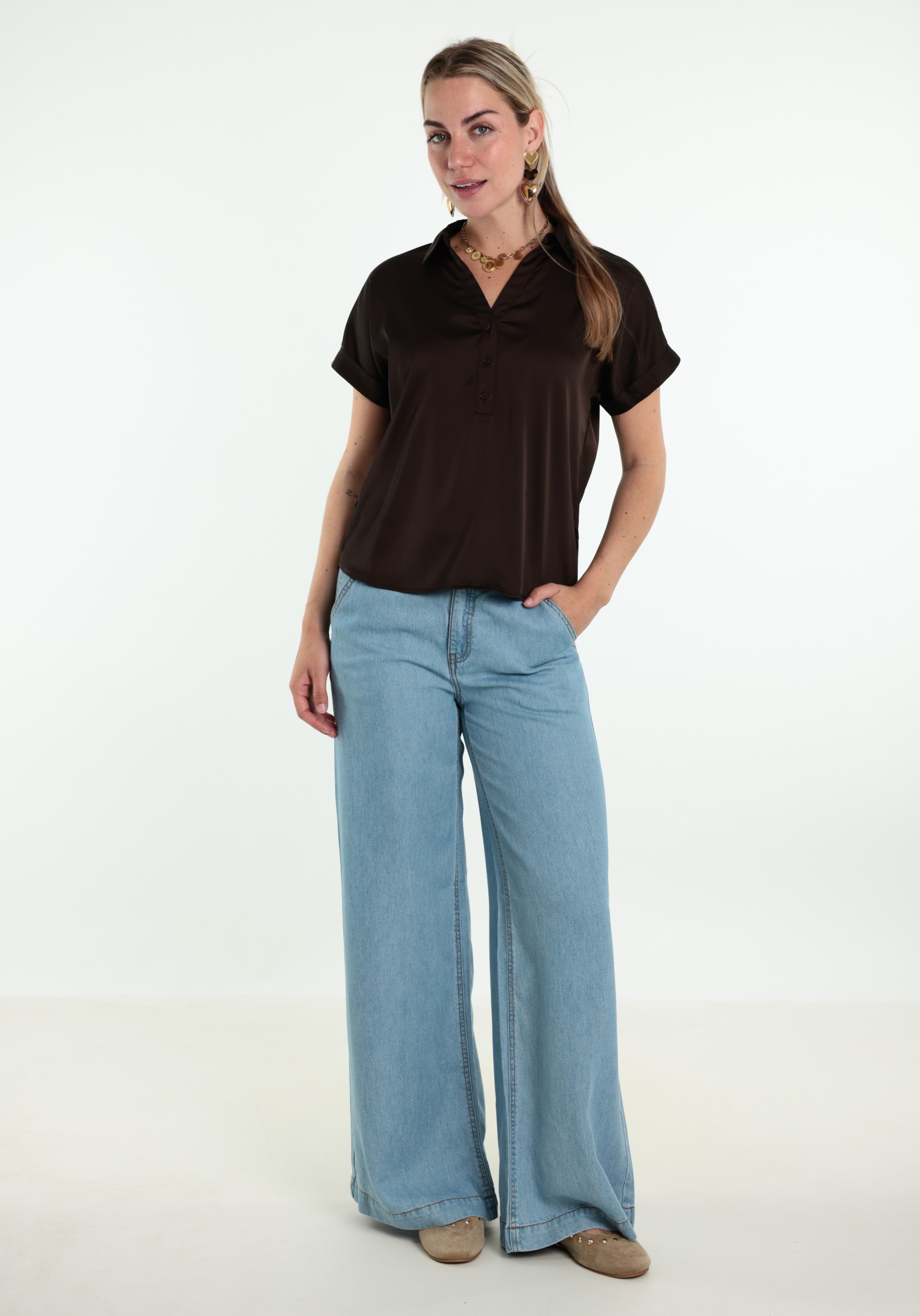 FREE|QUENT Broek Milo 208302 Licht blauw
