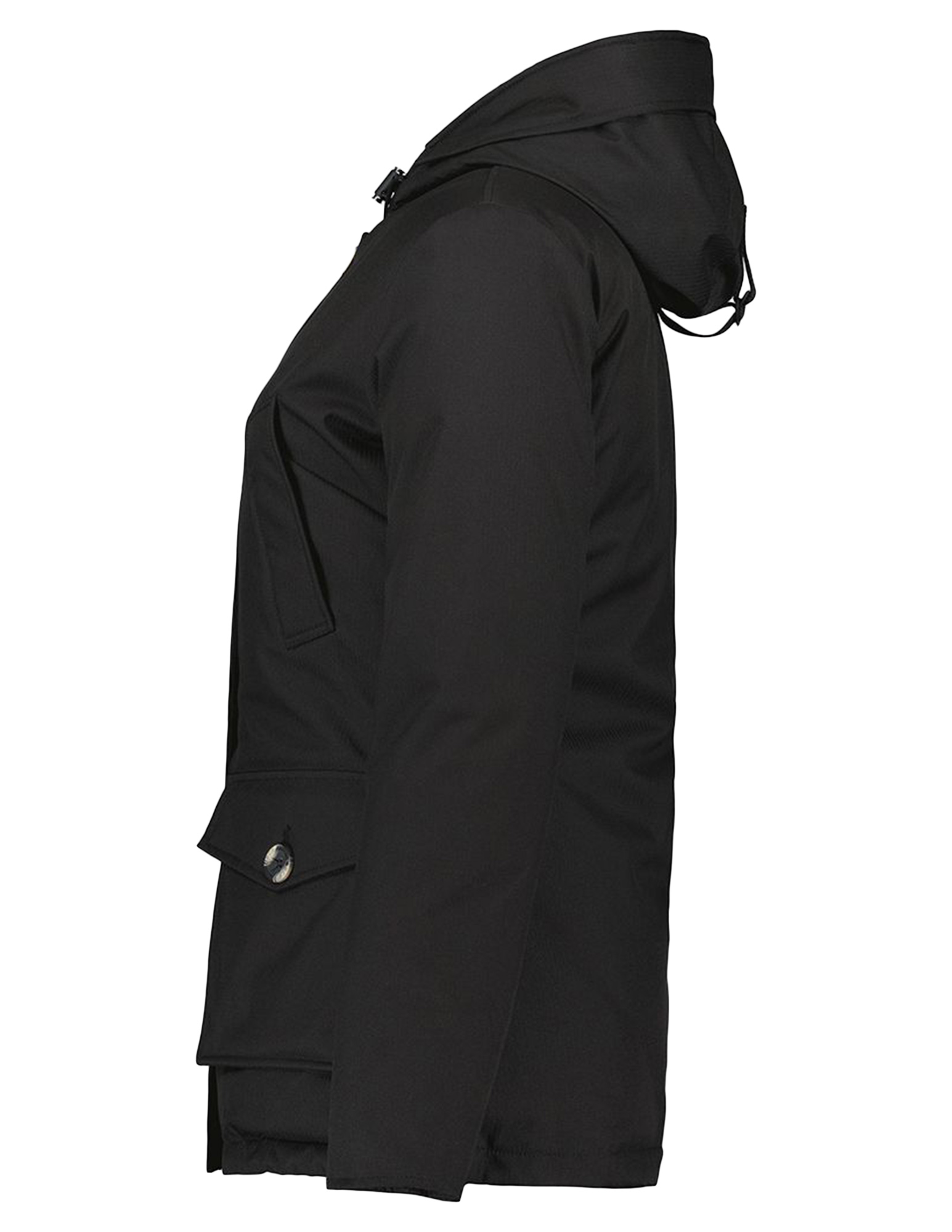 AIRFORCE Winterjas 4 Pocket Parka Herringbone HRW0437 Zwart