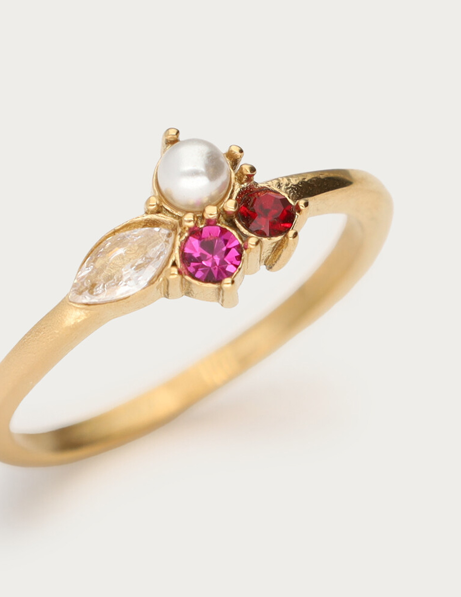 My Jewellery Mystic ring met parel en stenen MJ14281 Goud