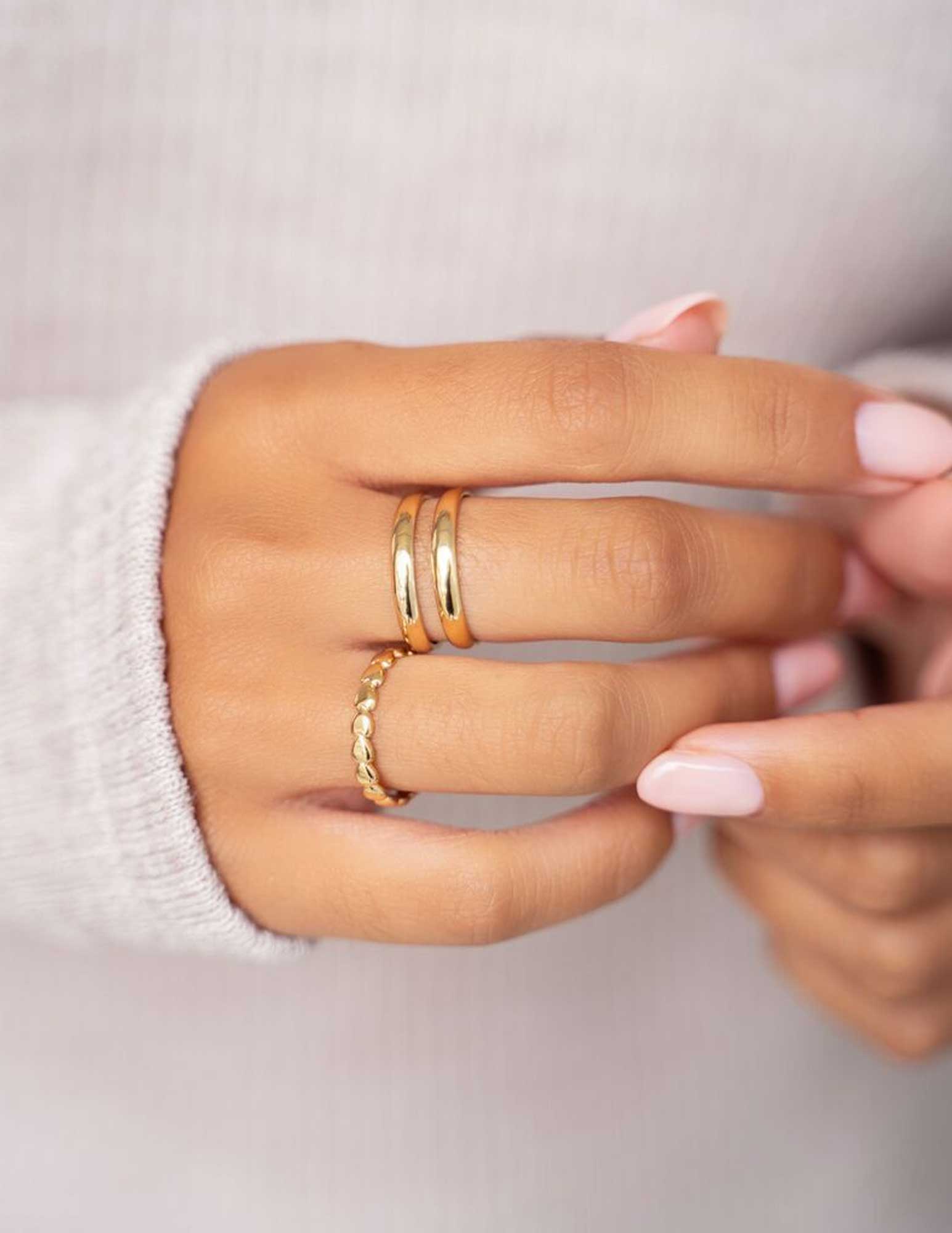 My Jewellery Dubbele ring MJ09059 Zilver